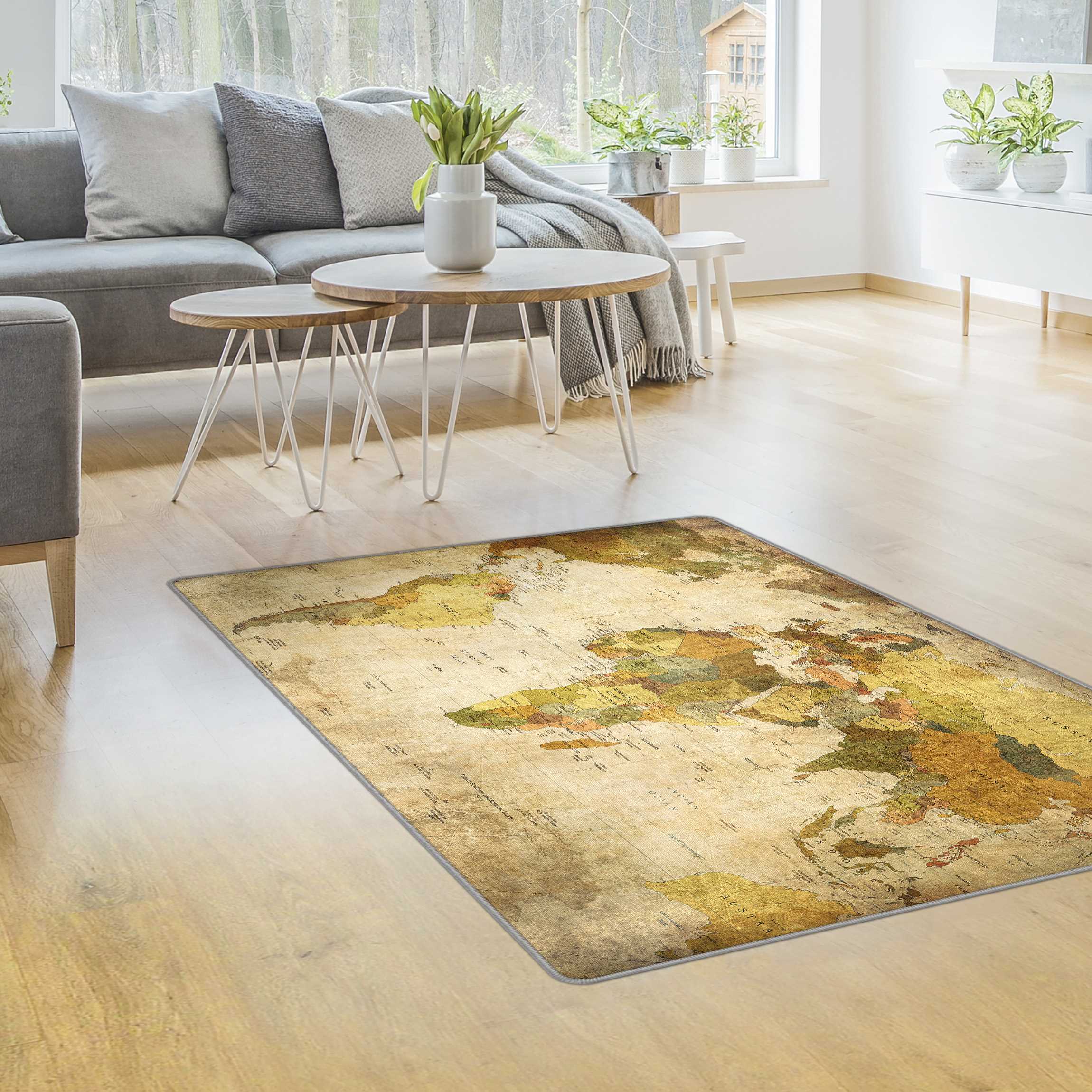 Teppich Weltkarte