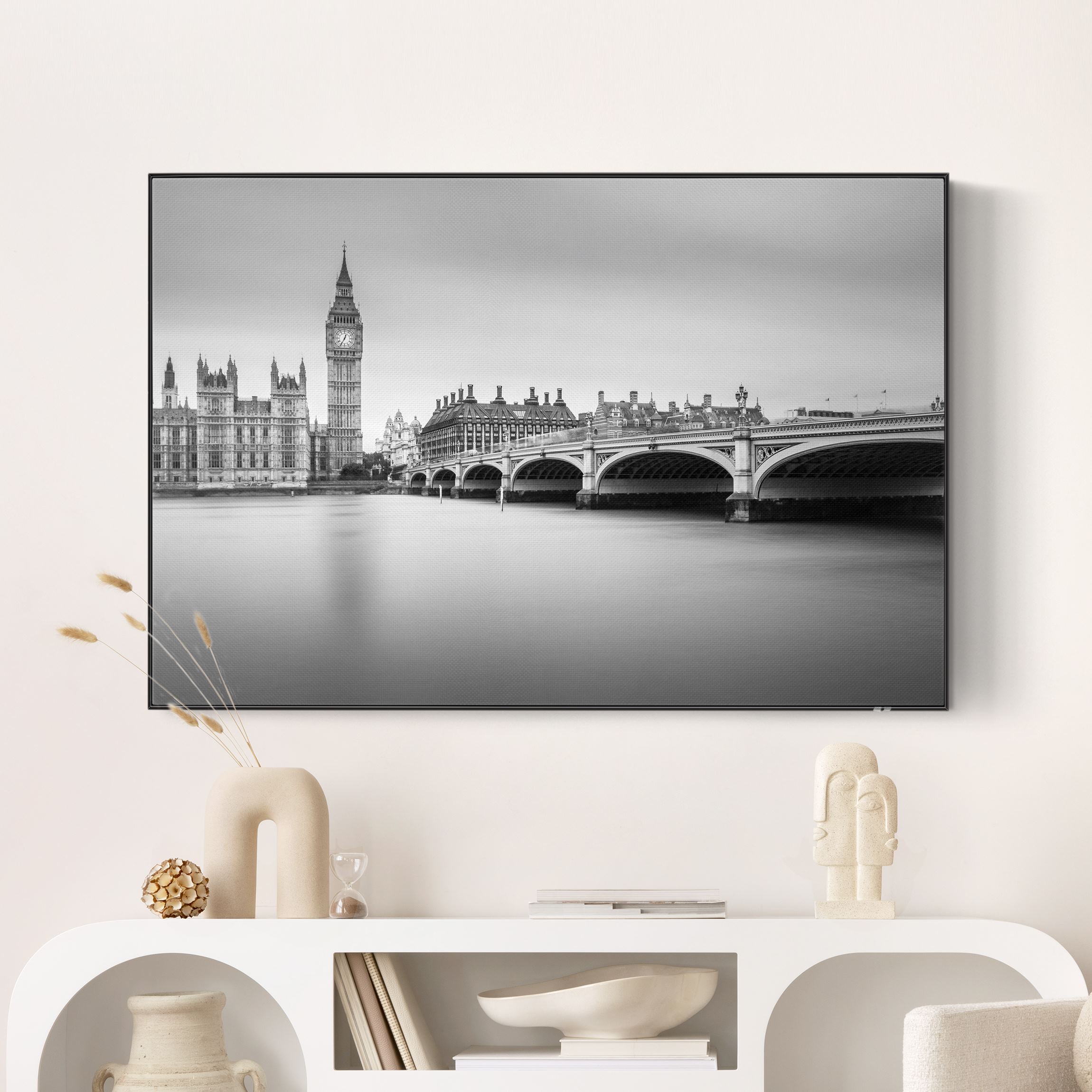 Akustik-Wechselbild Westminster Brücke und Big Ben