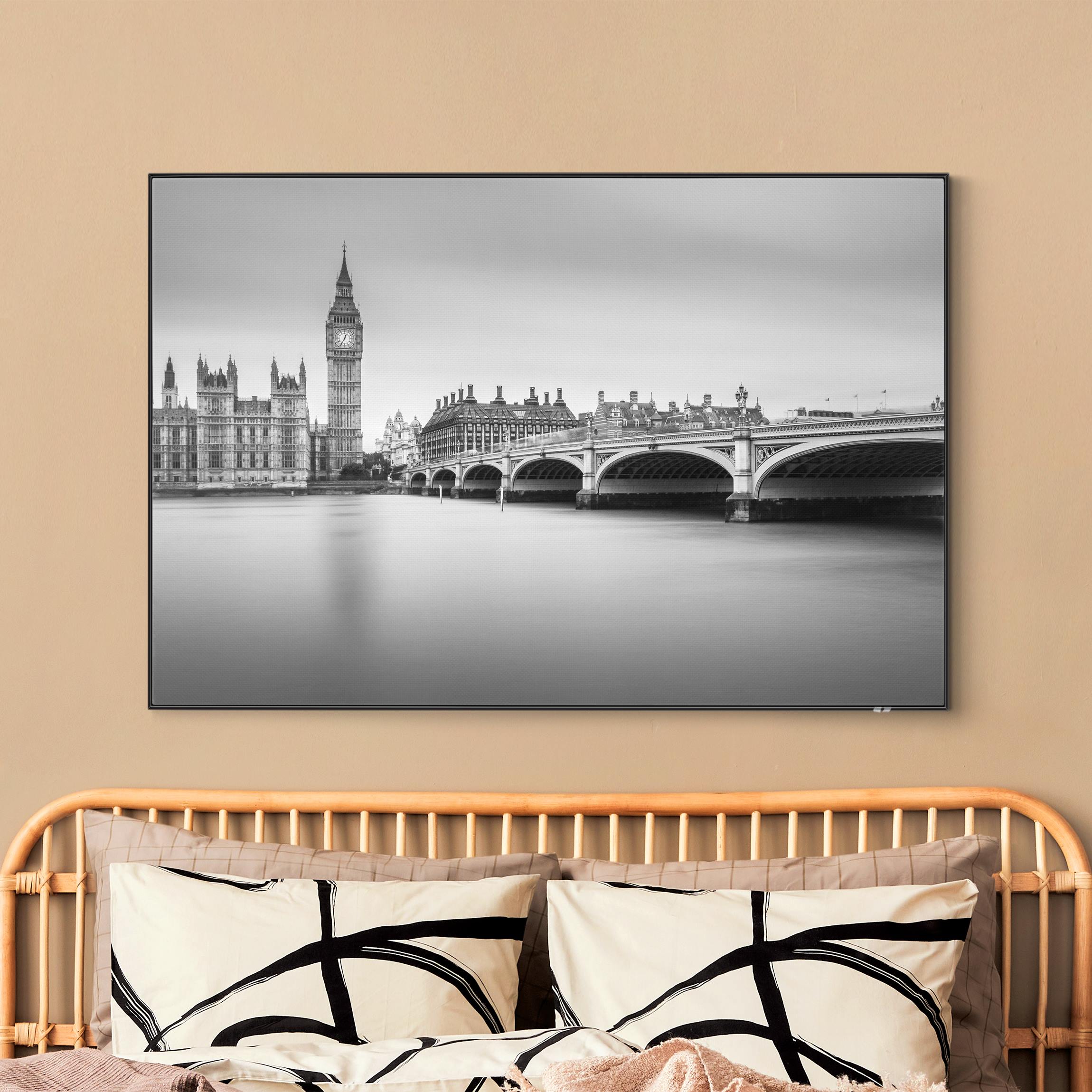 Wechselbild Westminster Brücke und Big Ben