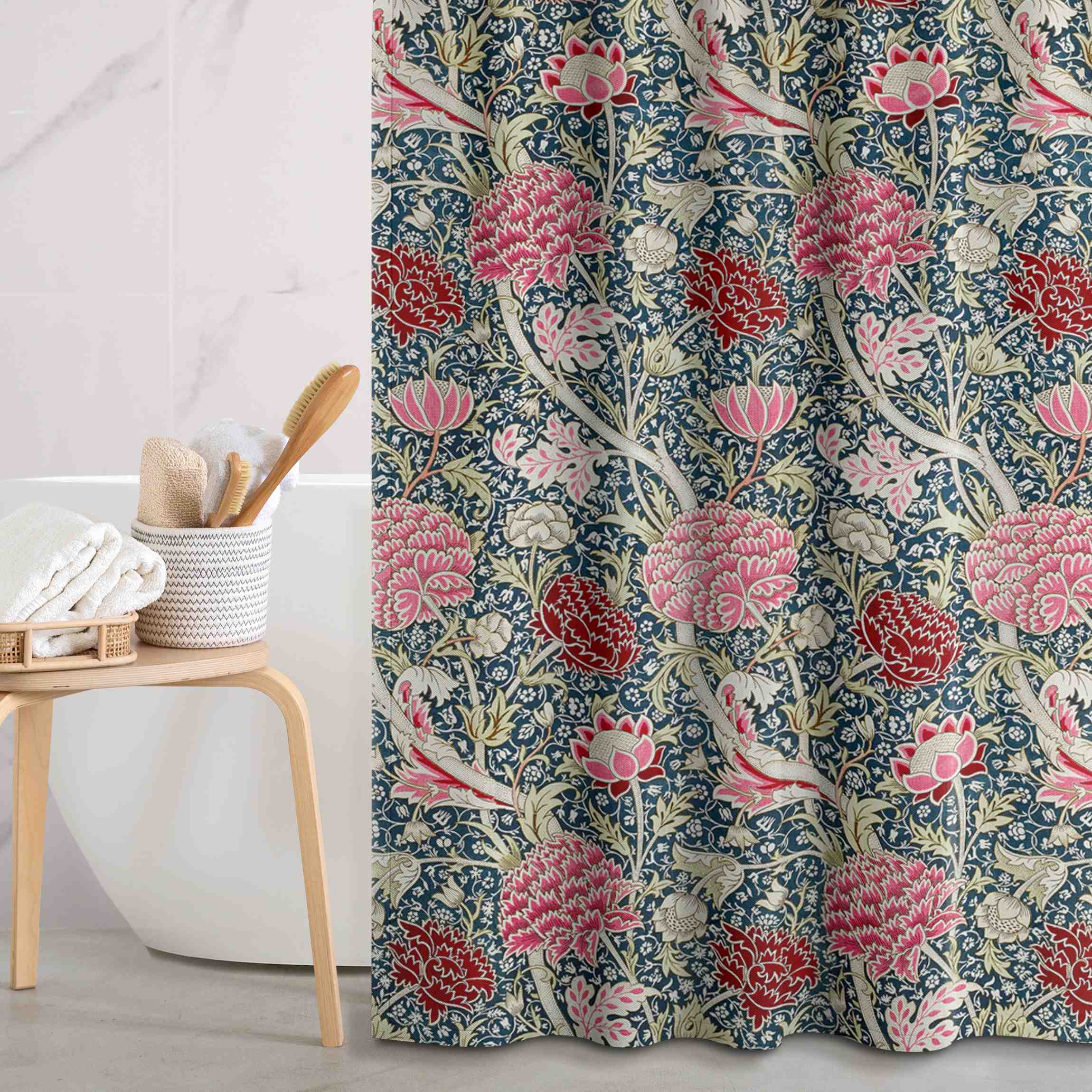 Duschvorhang William Morris - Vintage Cray Pattern