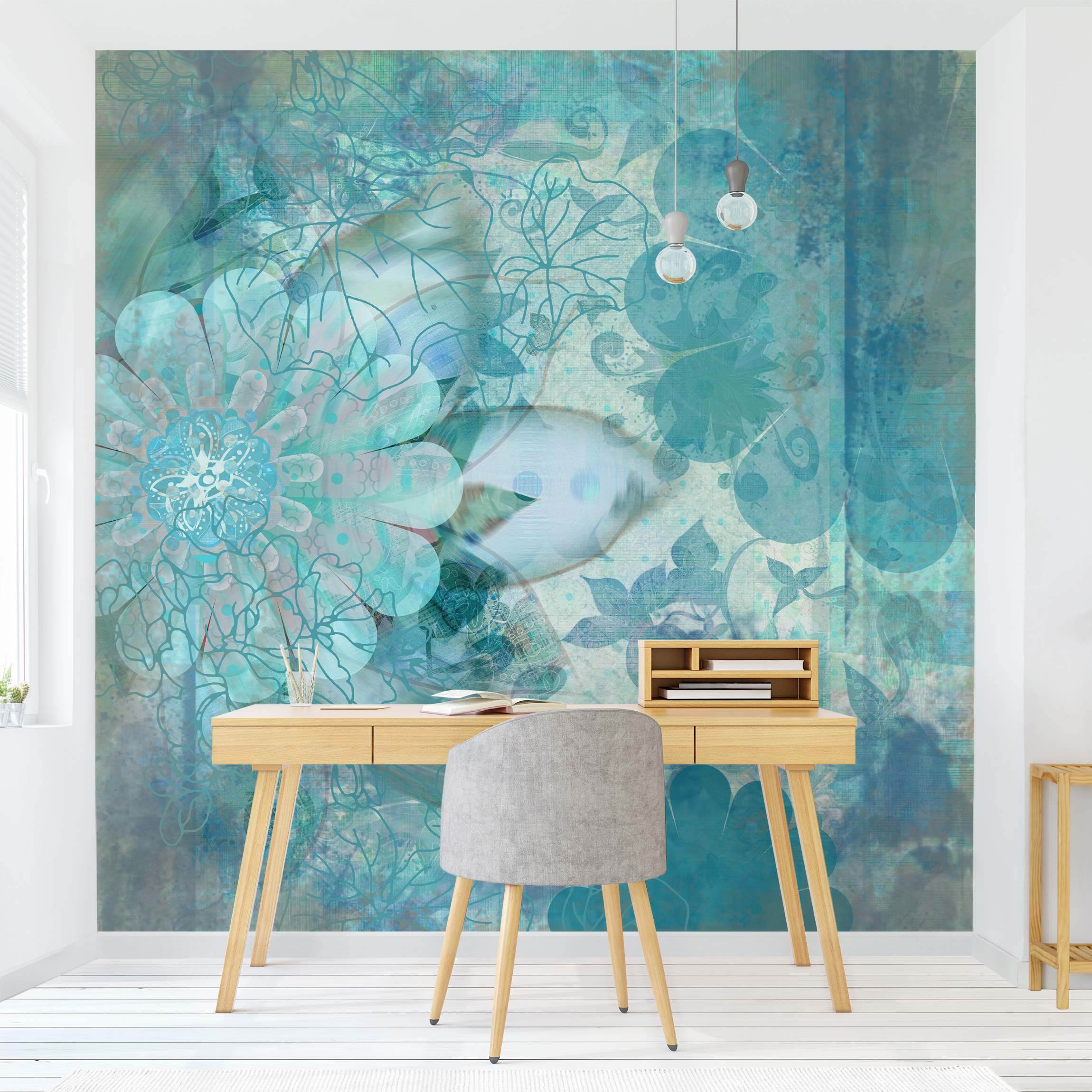 Fototapete Blumen Winterblumen