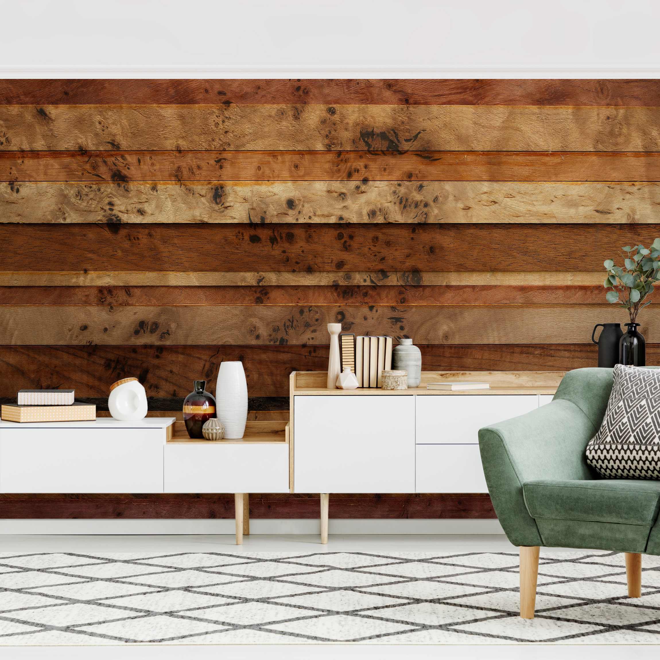 Fototapete Woody Birdseye