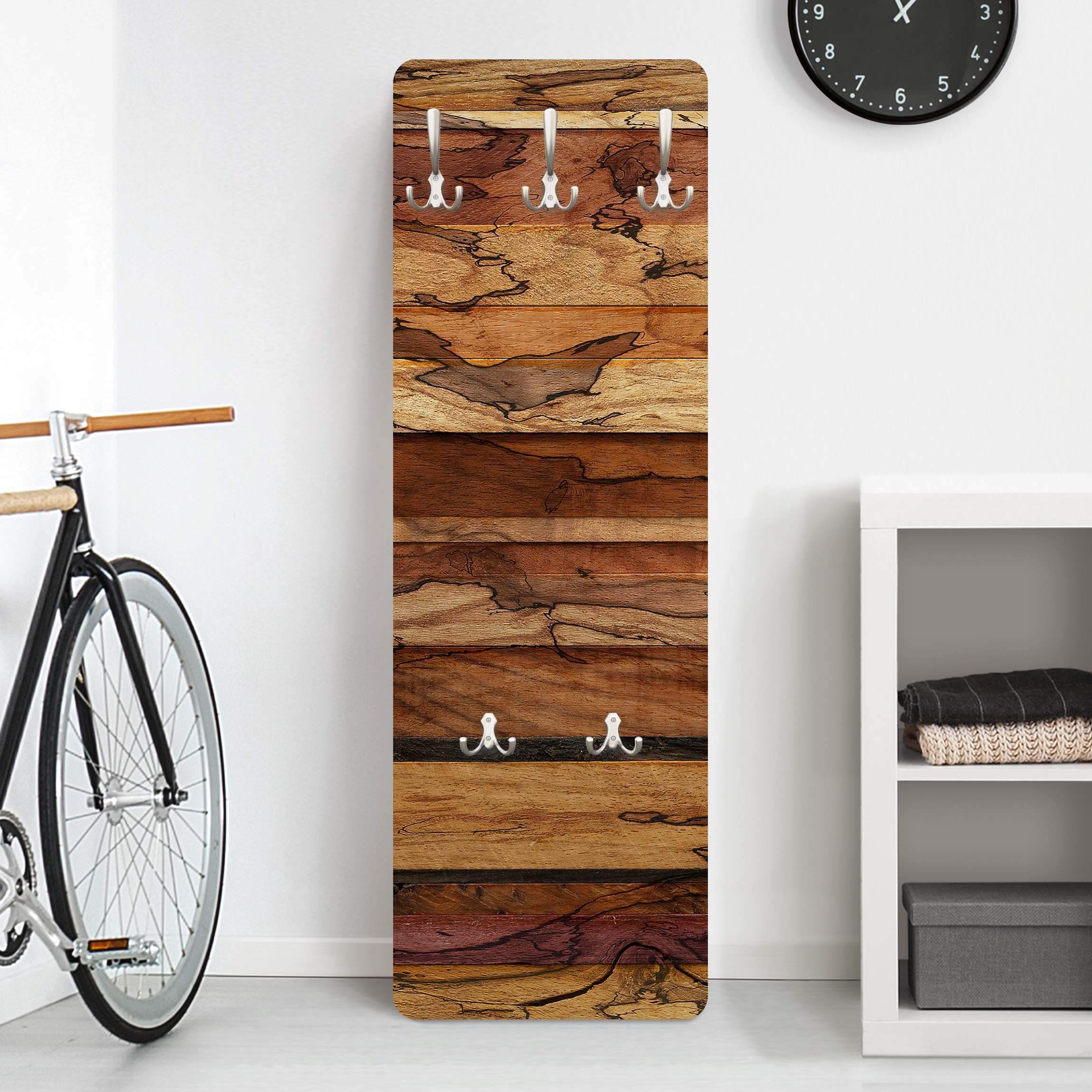 Wandgarderobe Woody Flamed Garderobe