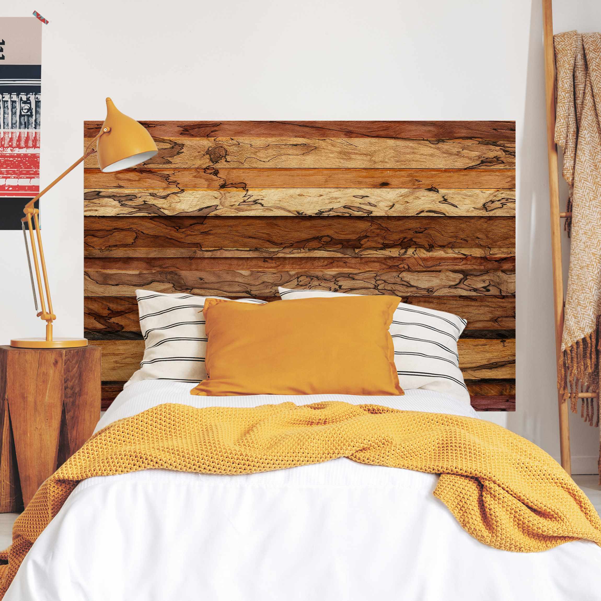 Kopfteil Bett Woody Flamed