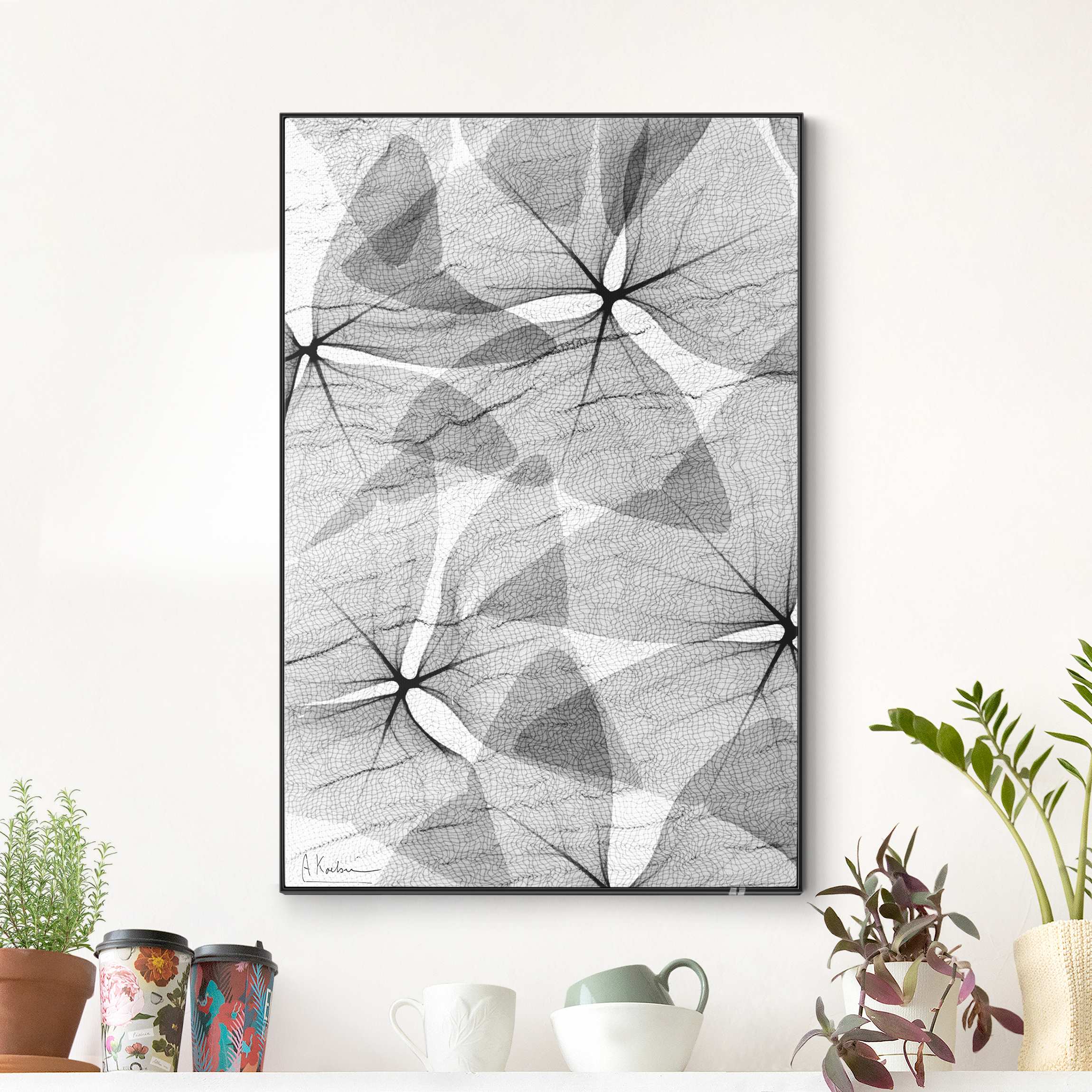 Wechselbild X-Ray - Dreiecksklee mit Textil