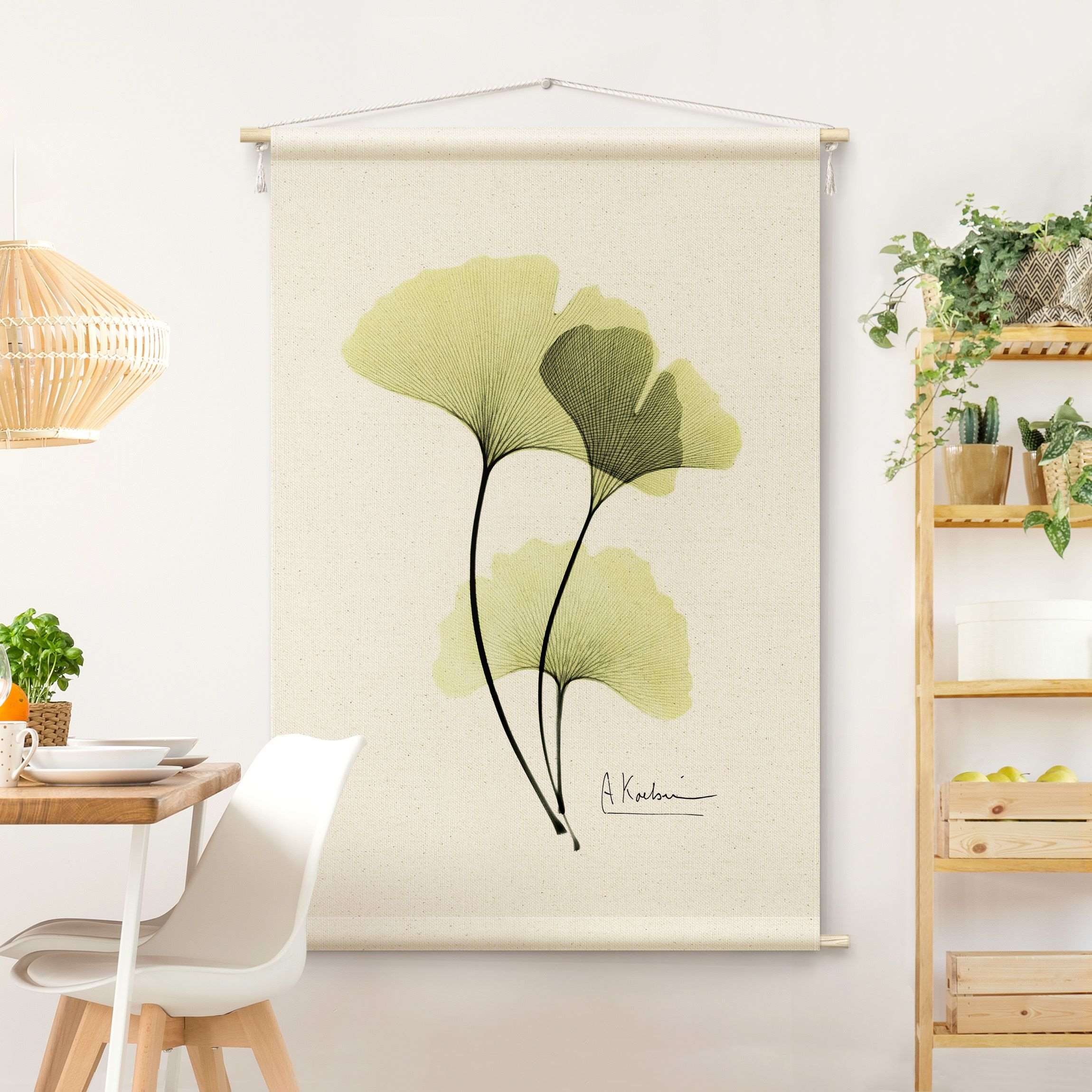 Wandteppich X-Ray - Ginkgo