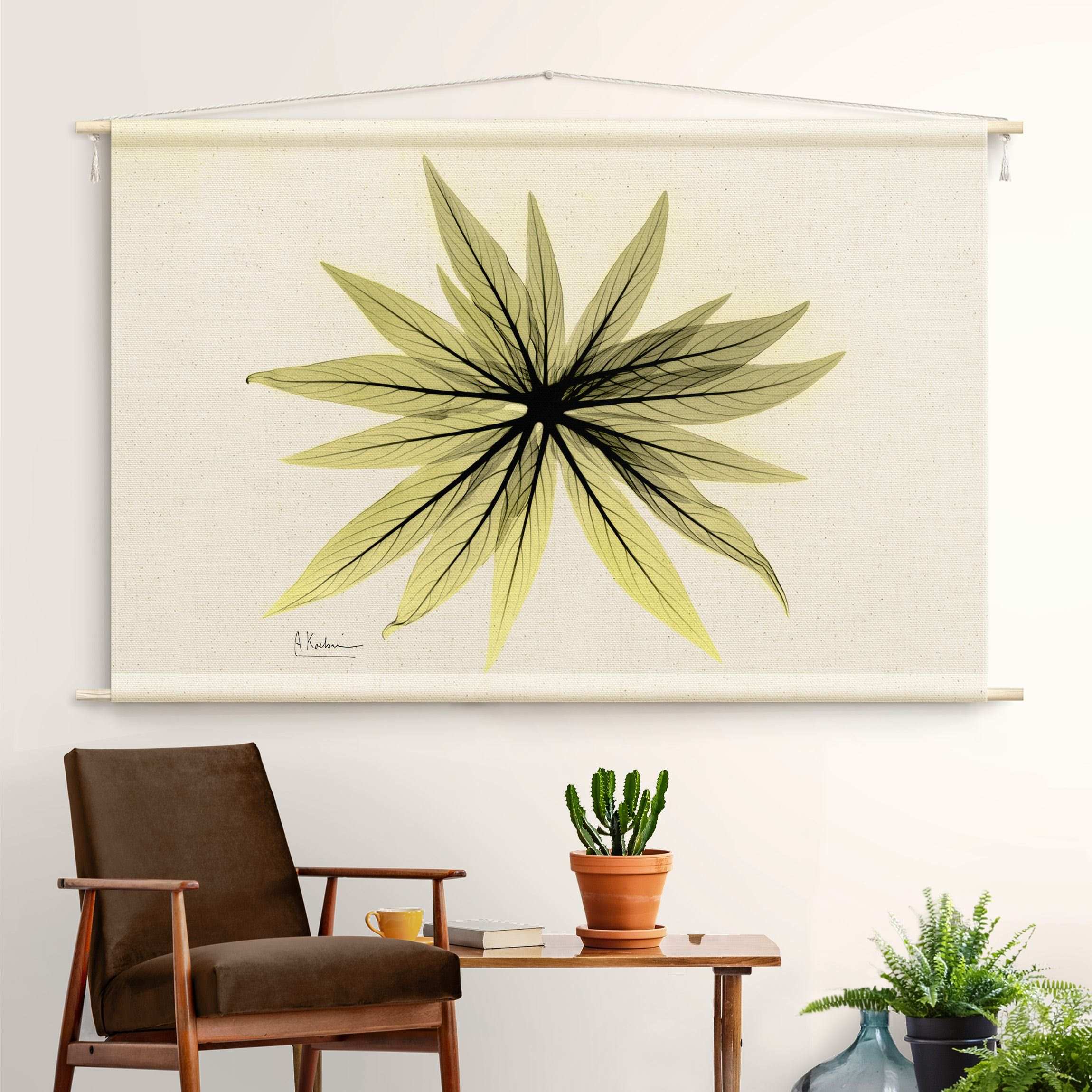 Wandteppich X-Ray - Natternkopfblätter