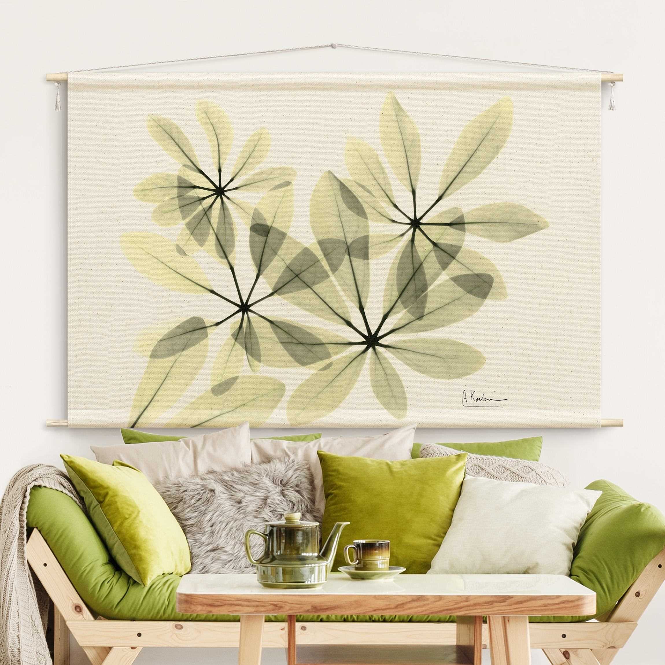 Wandteppich X-Ray - Schefflera