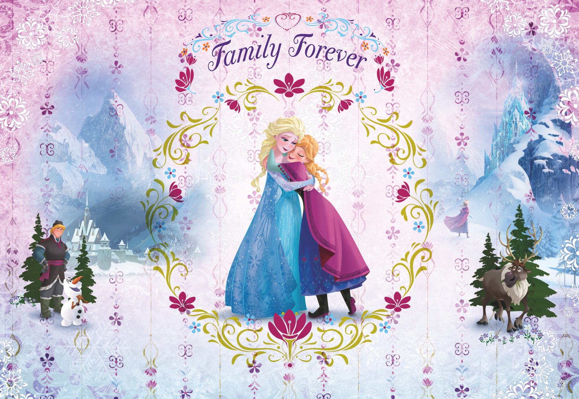 Fototapete Frozen Family Forever