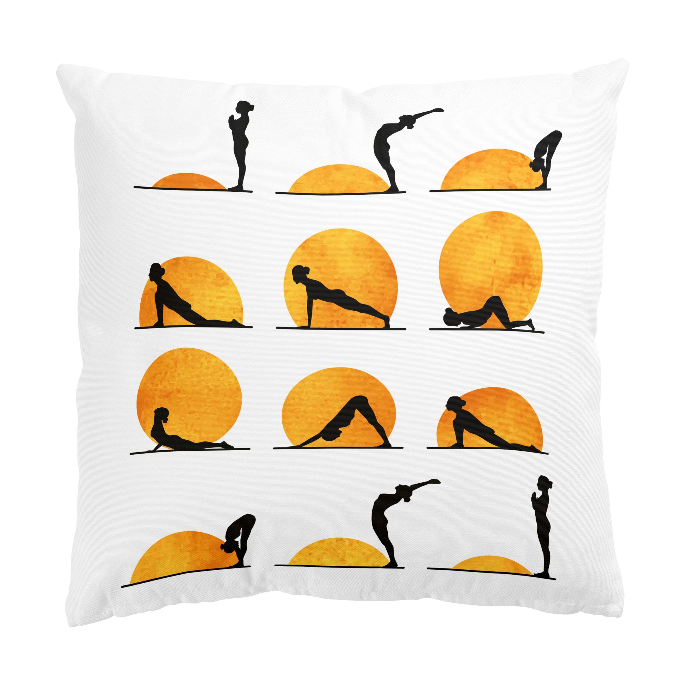 Dekokissen Yoga - Der Sonnengruß