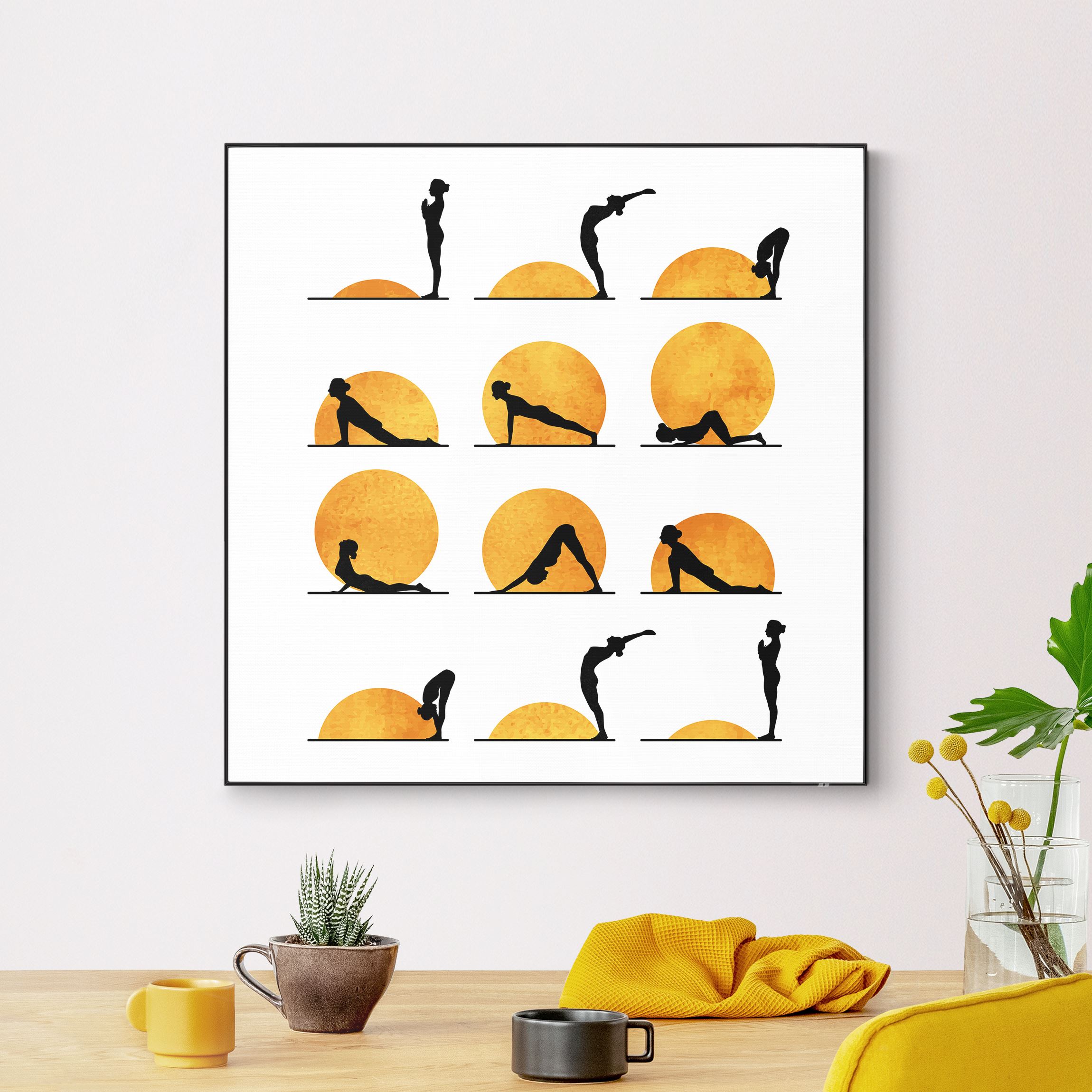 Wechselbild Yoga - Der Sonnengruß