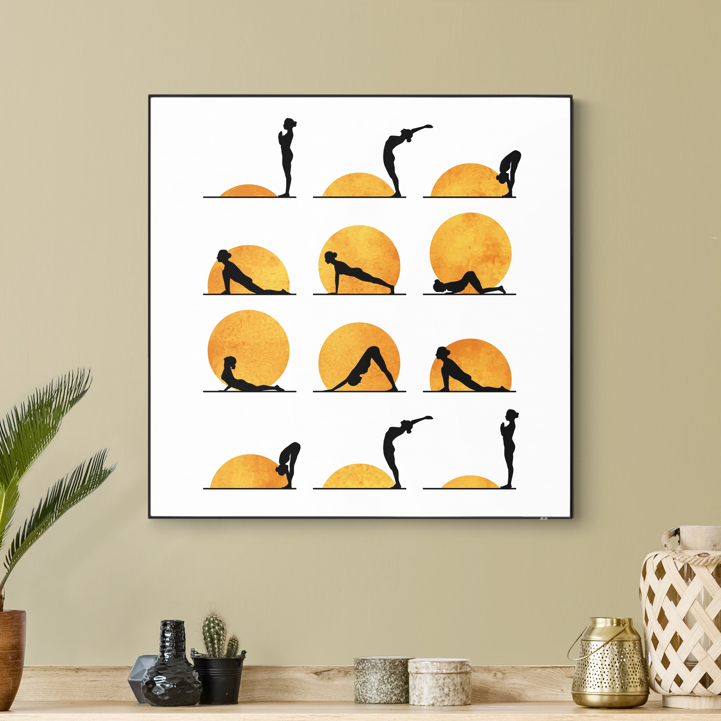 Wechselbild Yoga - Der Sonnengruß