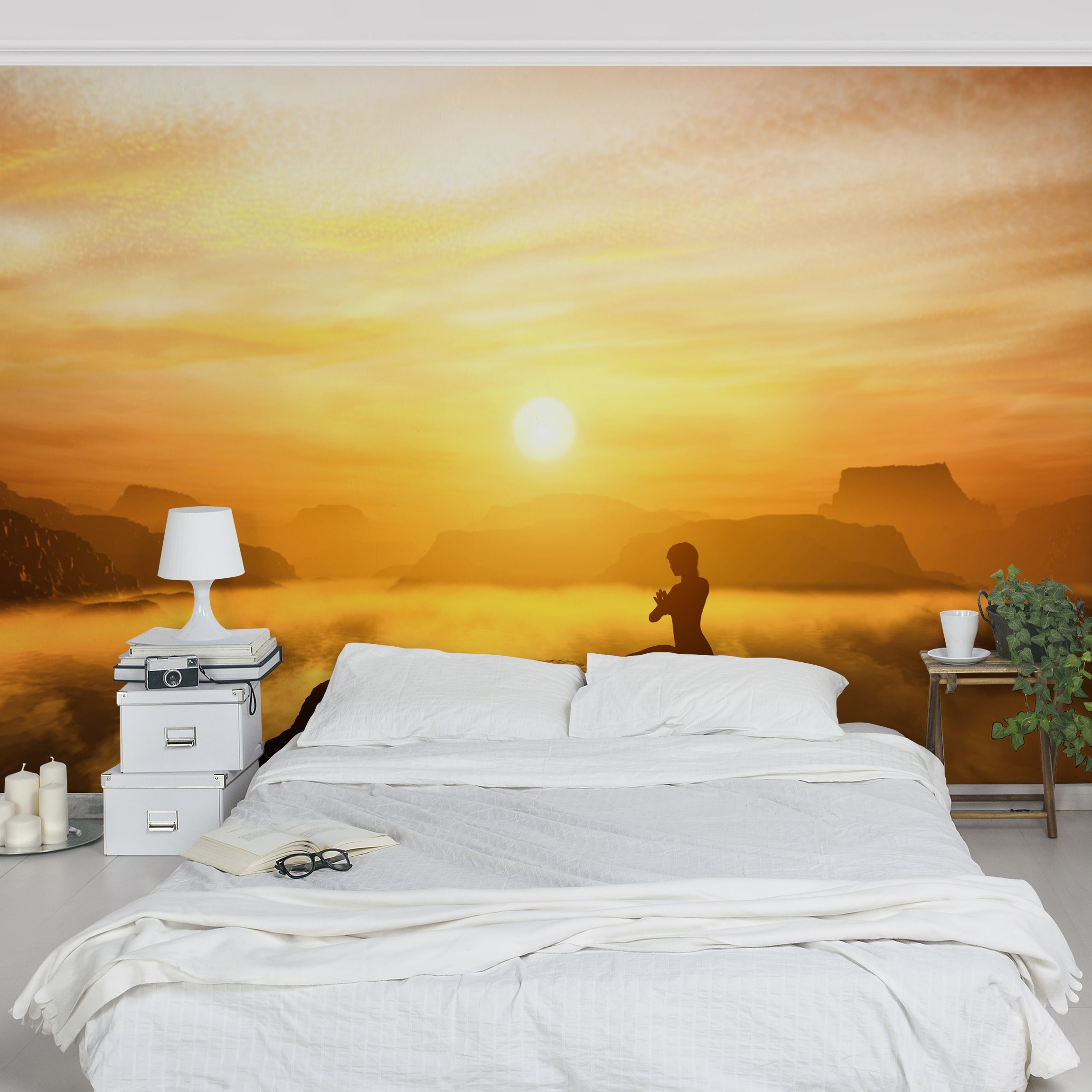 Fototapete Natur Yoga Meditation