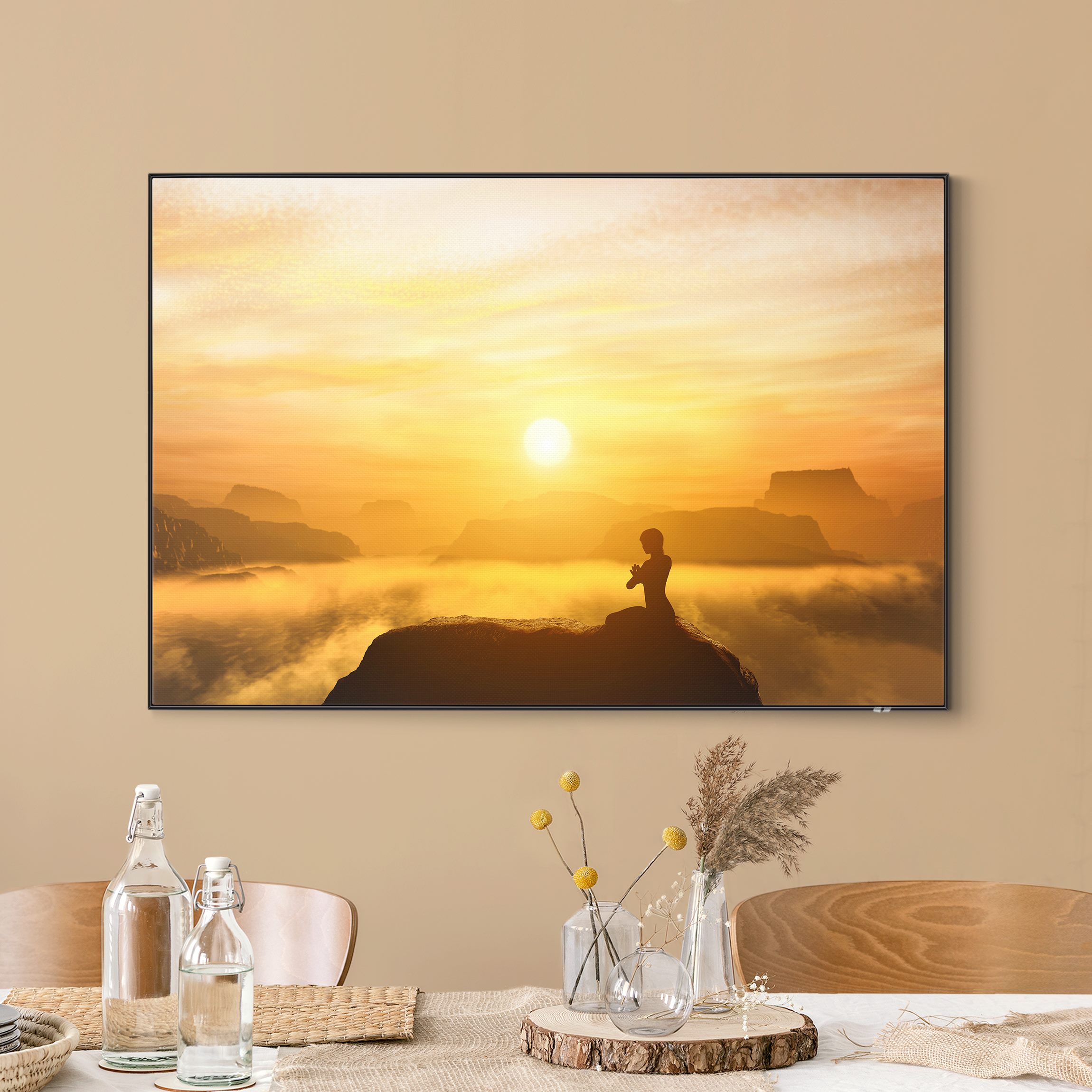 Wechselbild Yoga Meditation