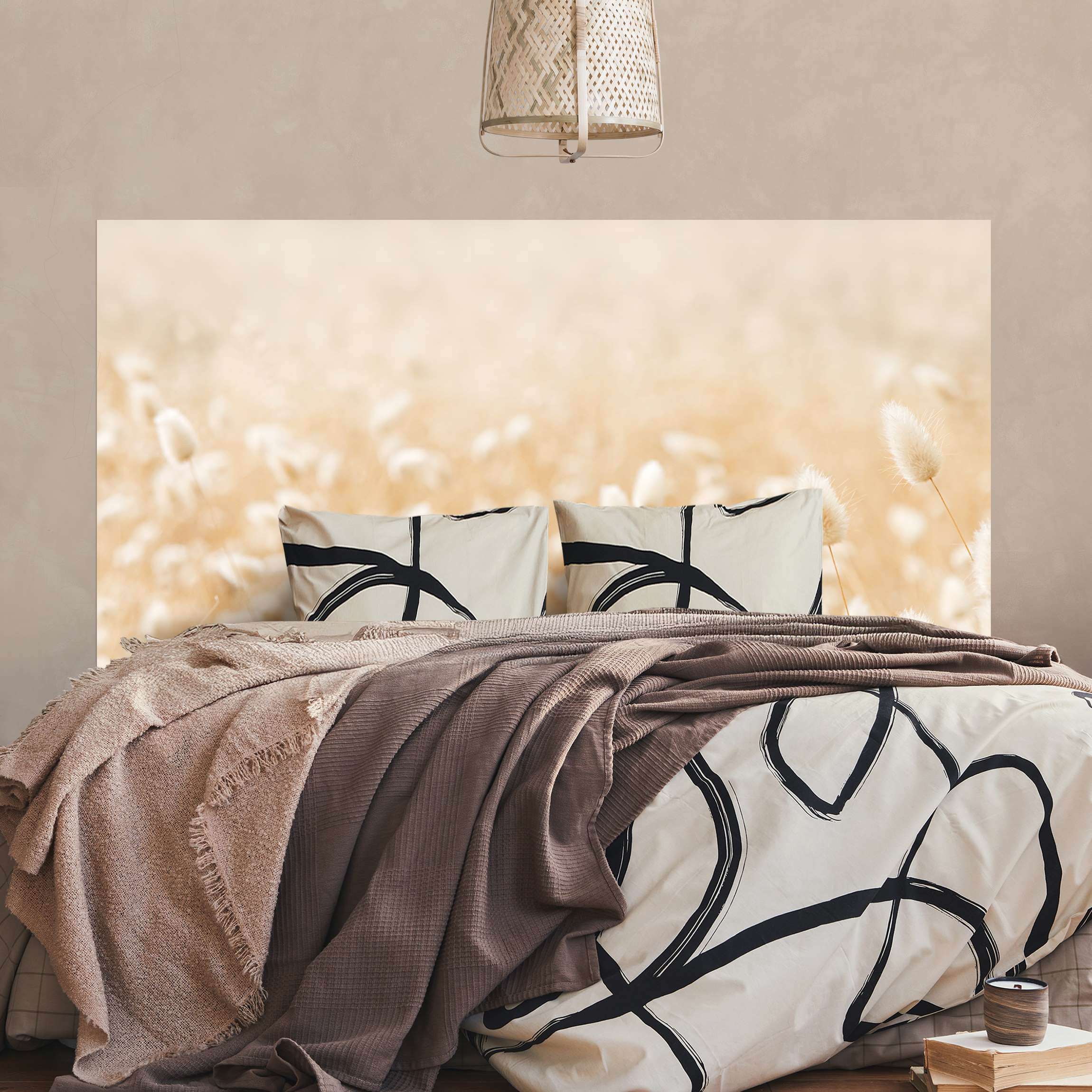 Kopfteil Bett Zarte Gräser