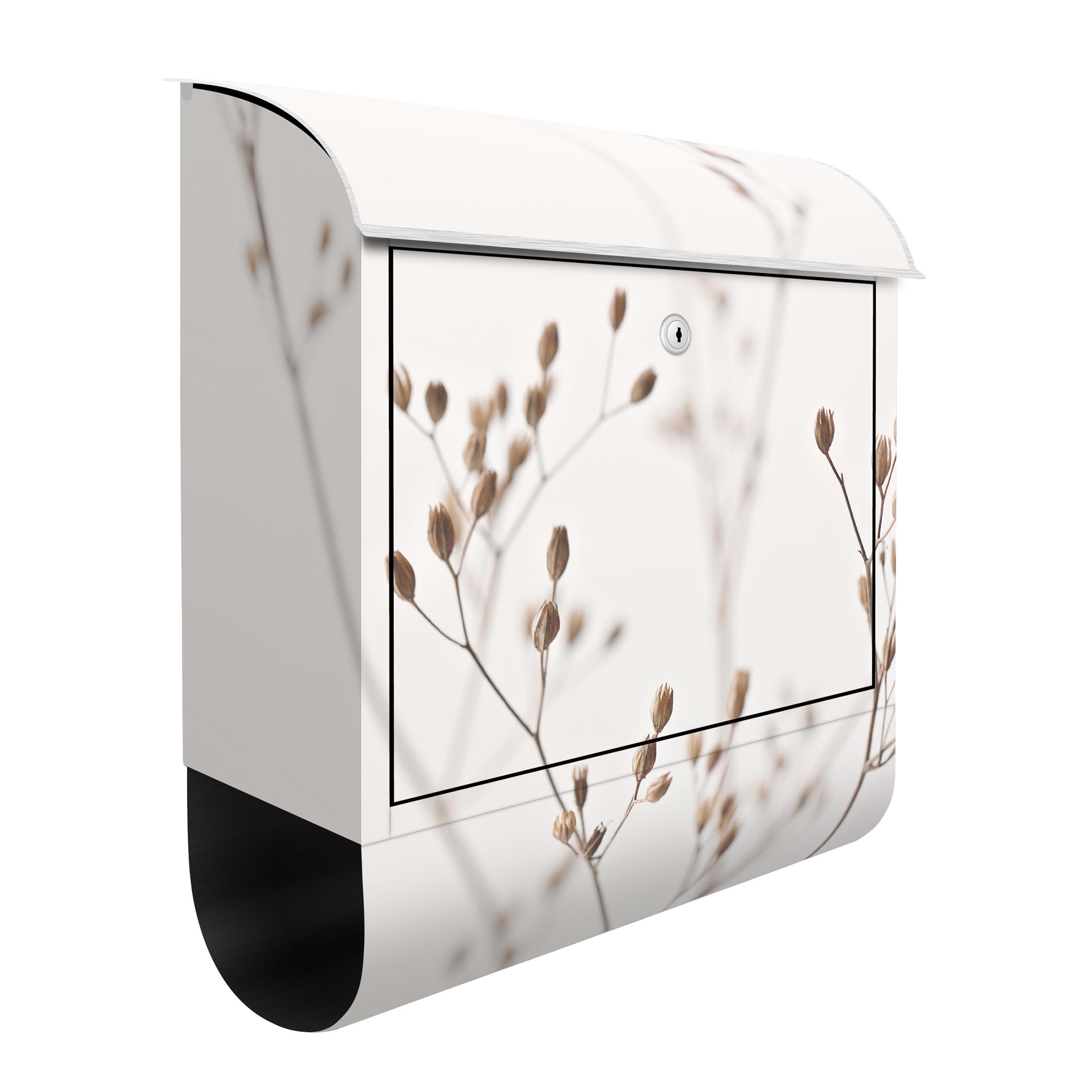 Briefkasten Zarte Knospen am Wildblumenzweig