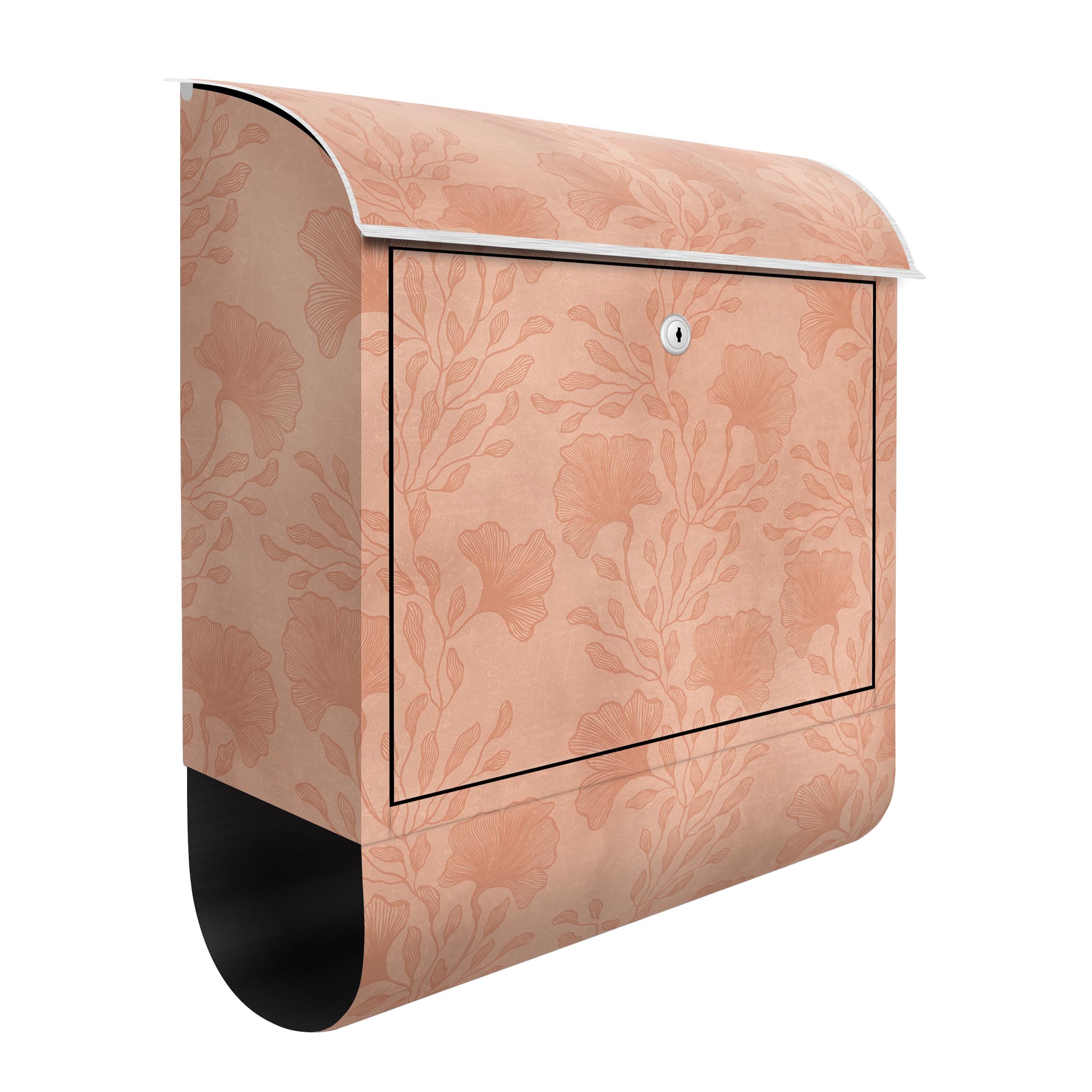 Briefkasten Zarte Zweige in Rosegold