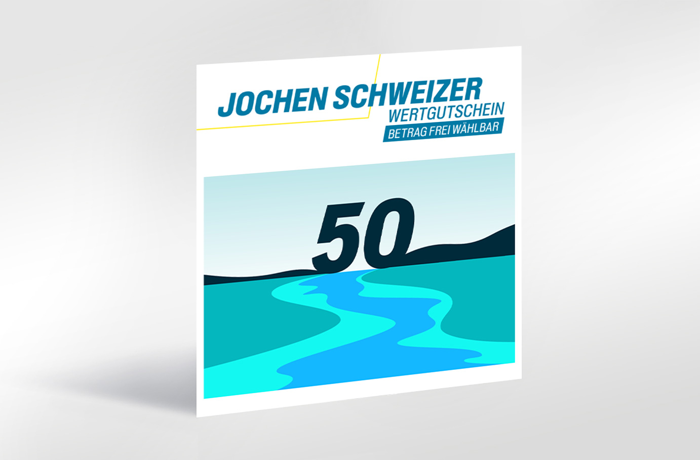 Flexibles Geschenk 50. Geburtstag (Fluss)