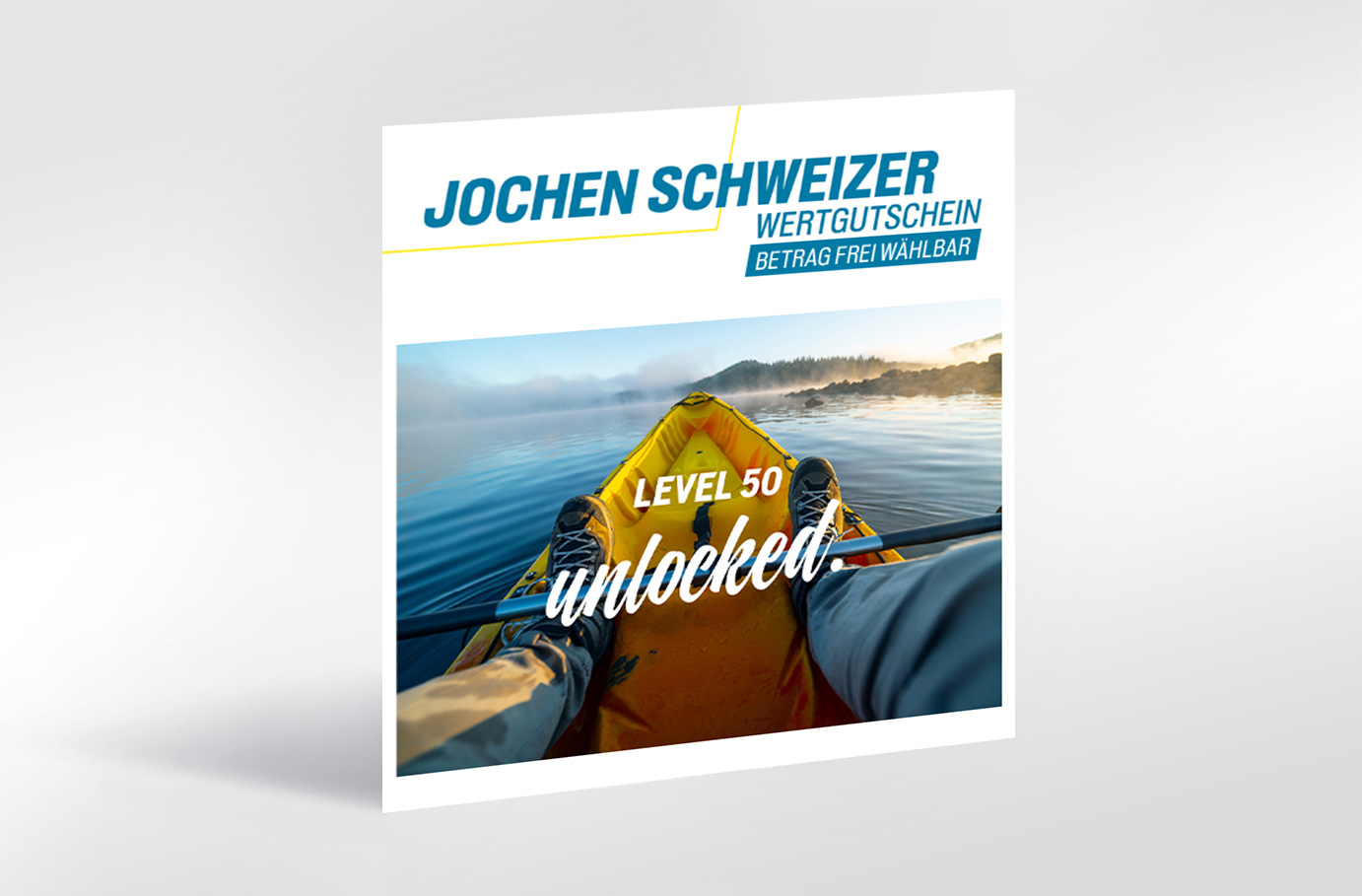 Flexibles Geschenk 50. Geburtstag (Level 50)