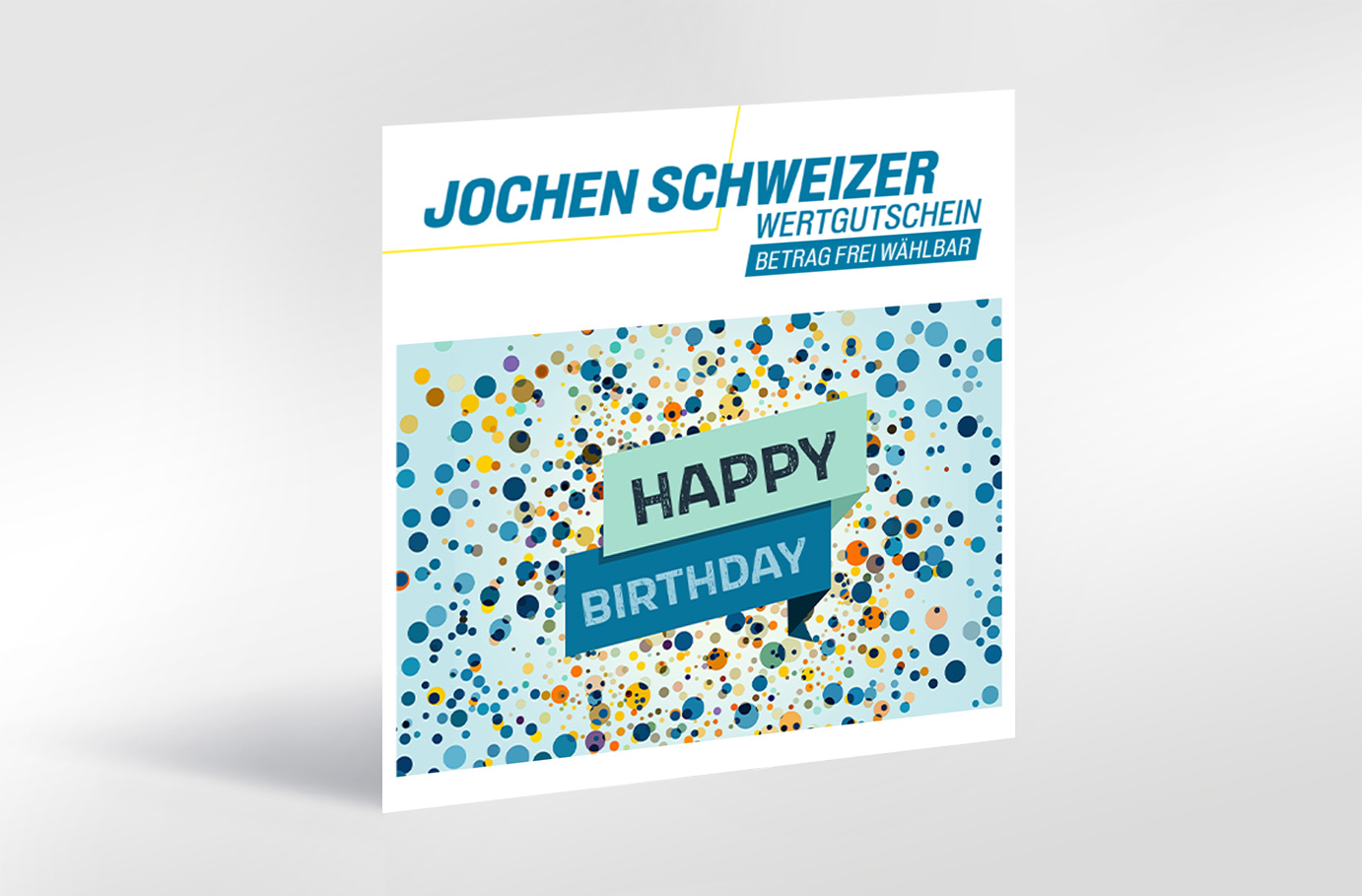 Flexibles Geschenk Geburtstag (Konfetti)