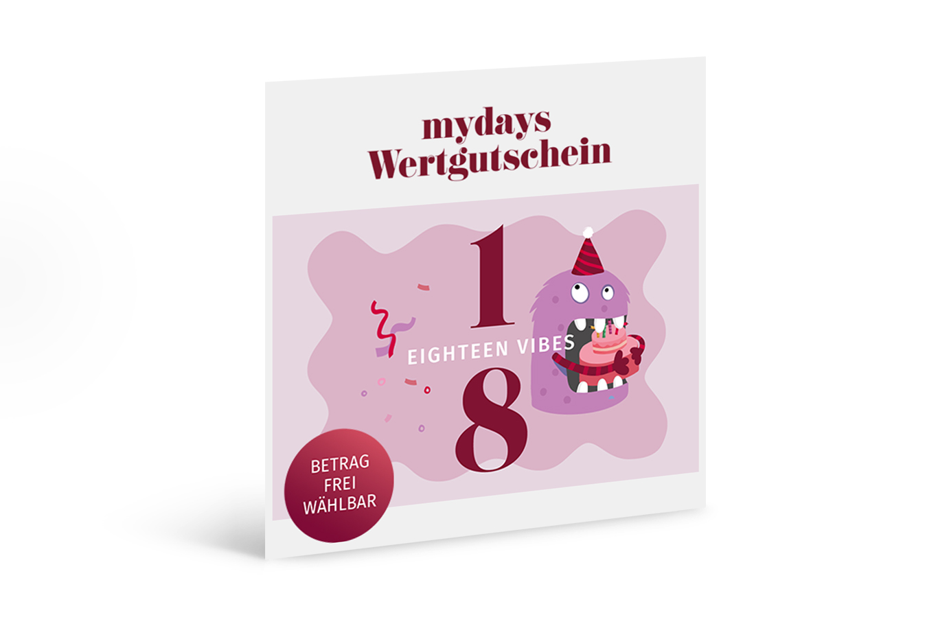 Flexibles Geschenk 18. Geburtstag