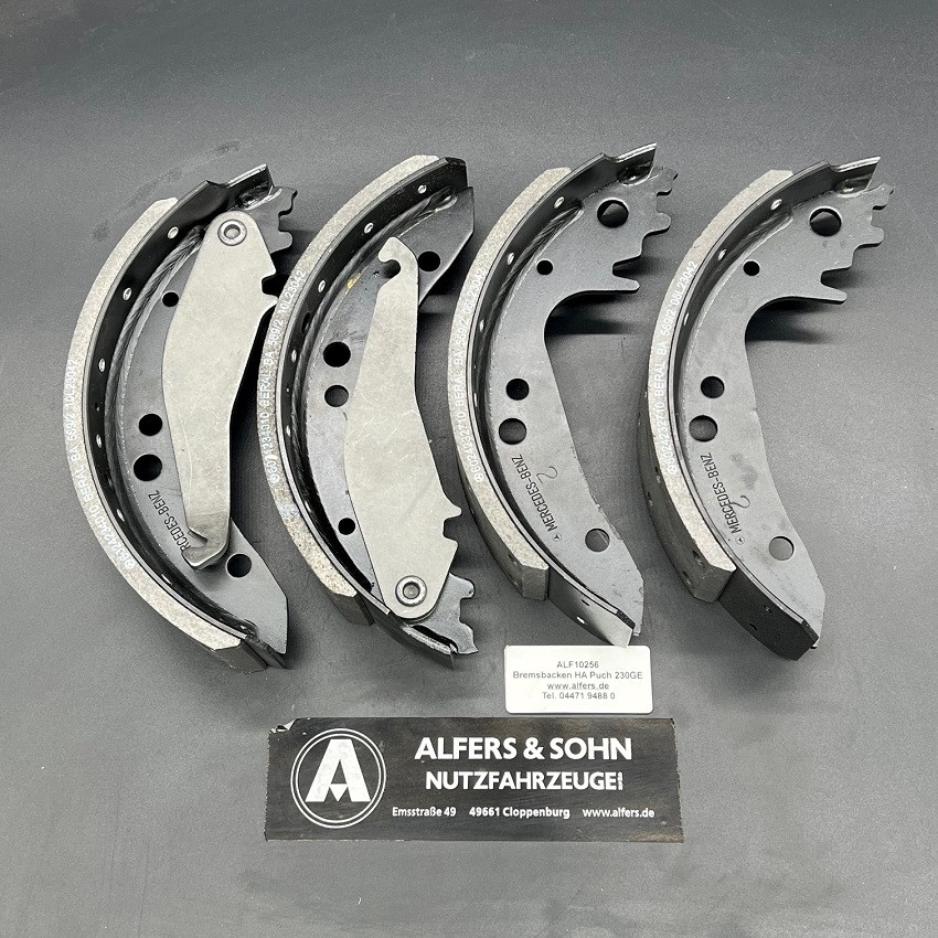 Bremsbacken Satz Hinterachse Puch 230GE (Schweizer Armee)