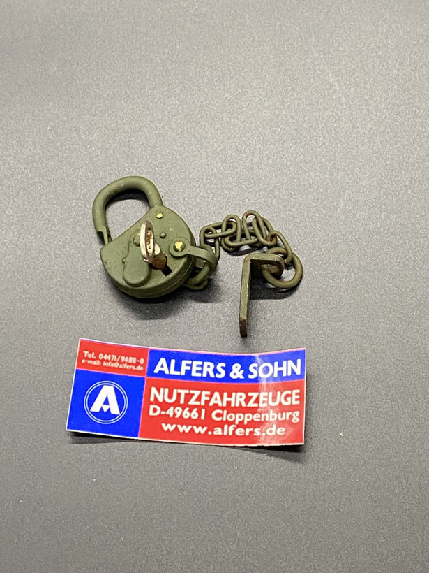 Vorhängeschloß Bundeswehr