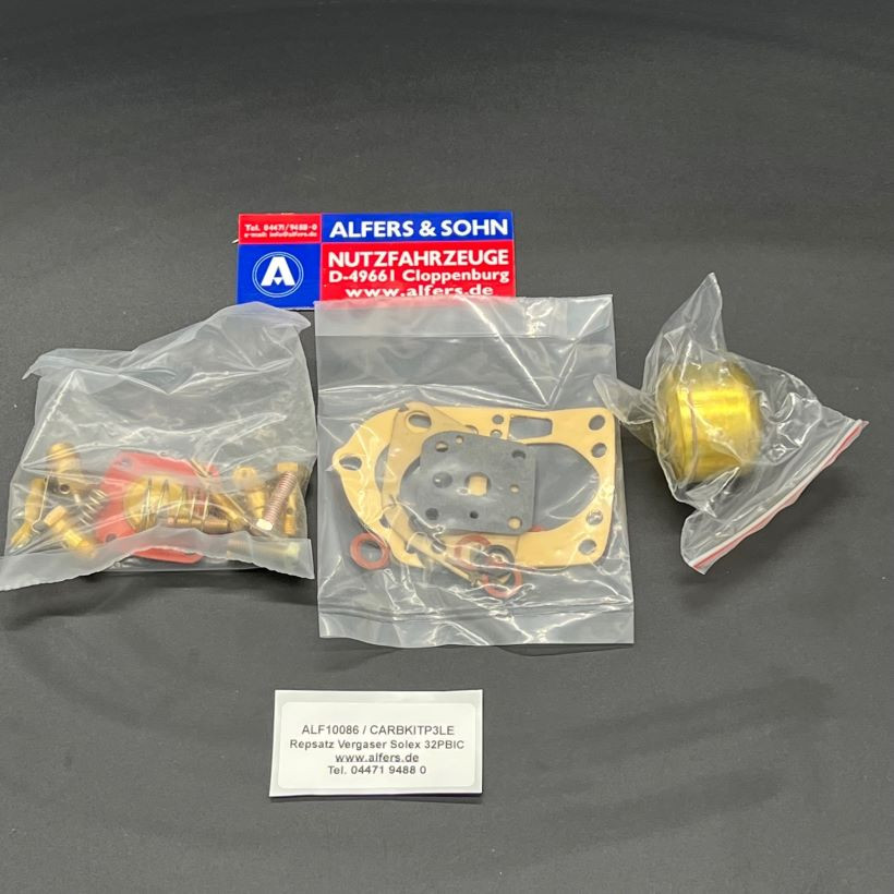 Reparatur Kit Vergaser Typ Solex 34 PBIC, Willys, F Kopf 134, Motor MCS 1006 / 1013