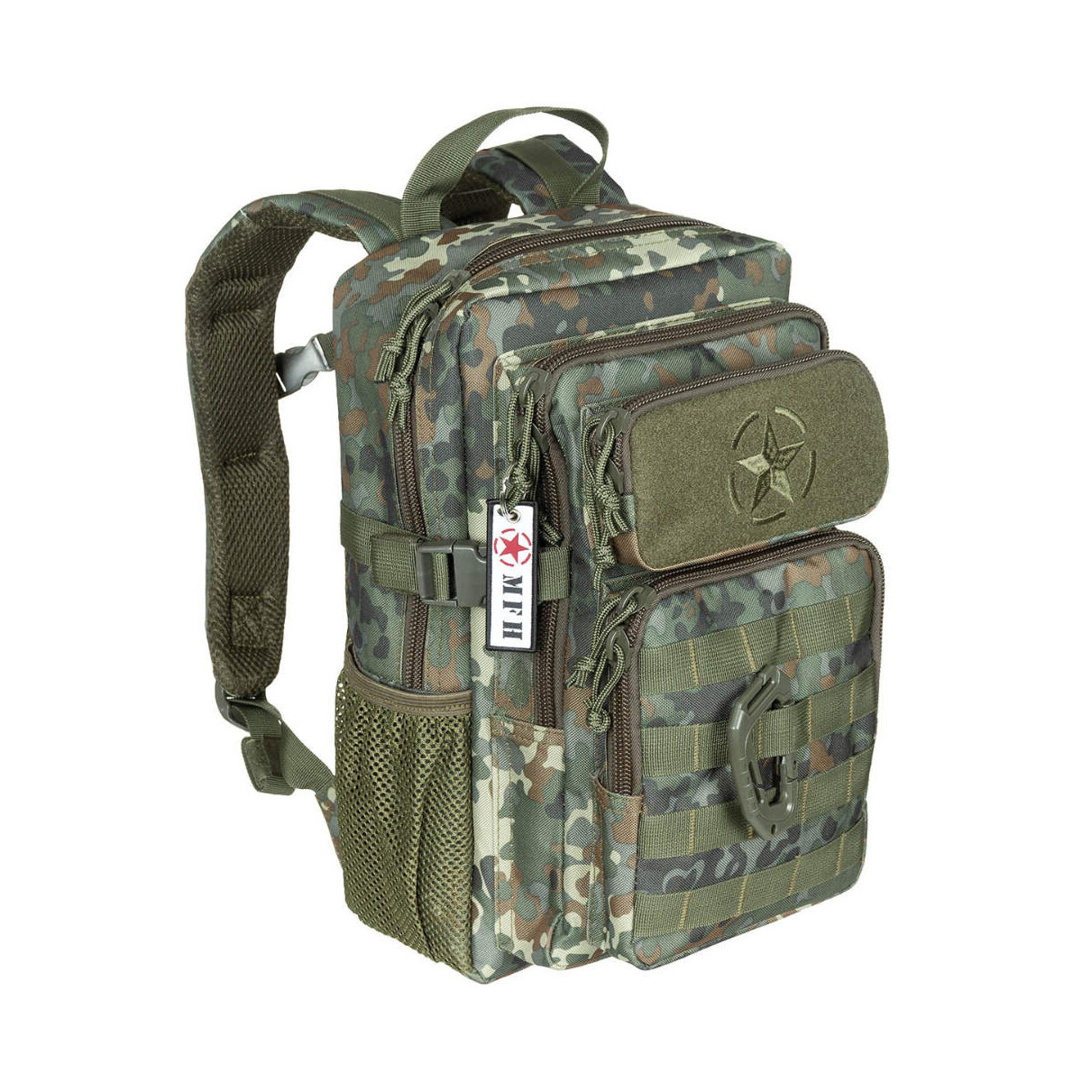 US Rucksack, Assault, Youngster', flecktarn - 23 x 37 x 22 cm'