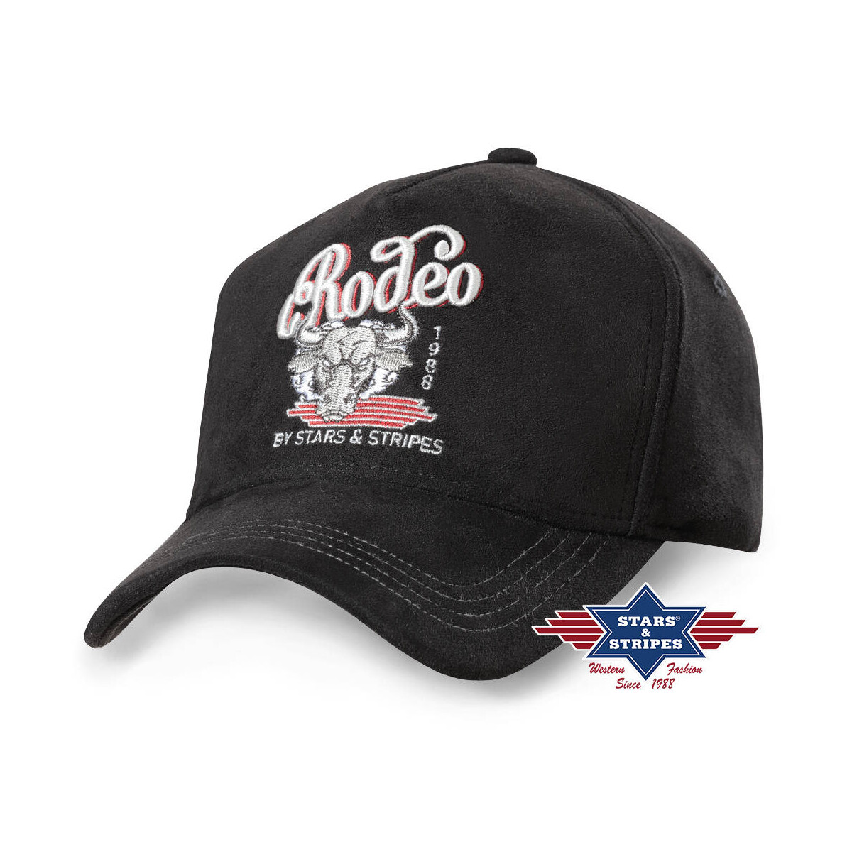 Western Trucker Cap TC RODEO, Baseball Cap Kappe - schwarz