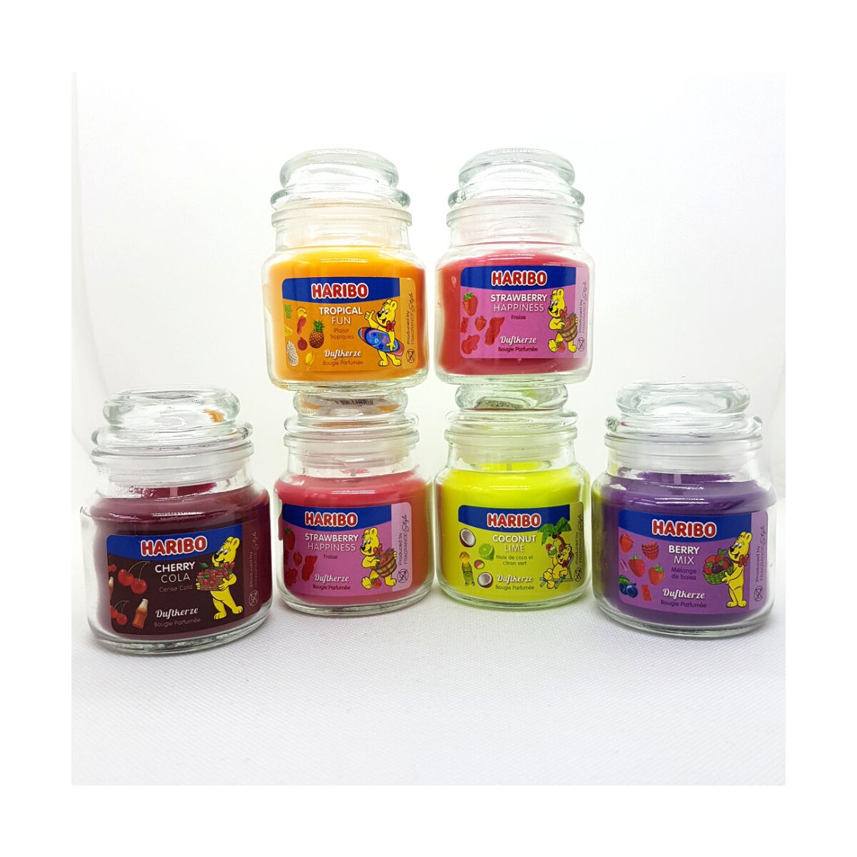 Haribo Duftkerzenkollektion: Süße Vielfalt für Ihr Zuhause Tropical Fun