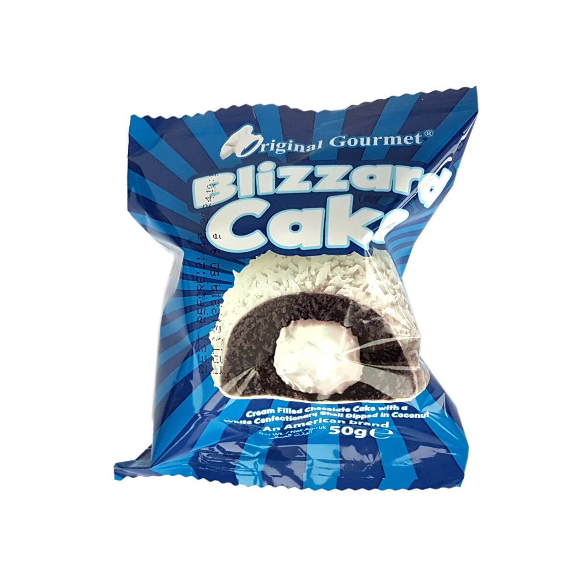 25,00 €/kg Blizzard Cake, Schokotörtchen mit Cremefüllung, 50g