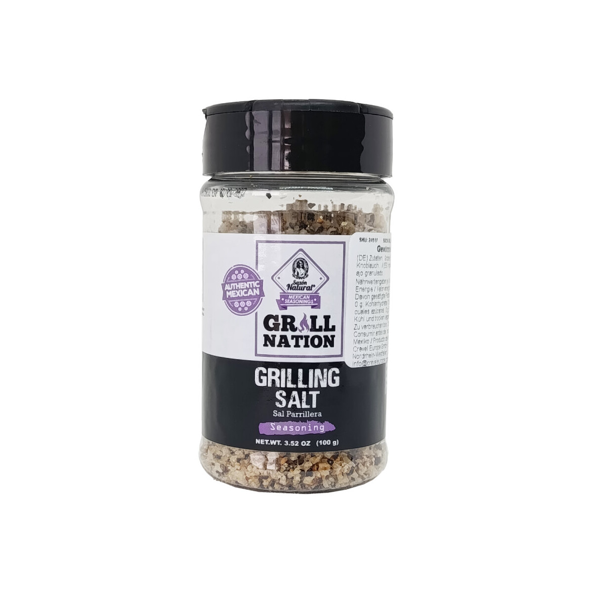 65,00 €/kg Grilling Salt Seasoning - Sazon Natural Grill Nation - 100g
