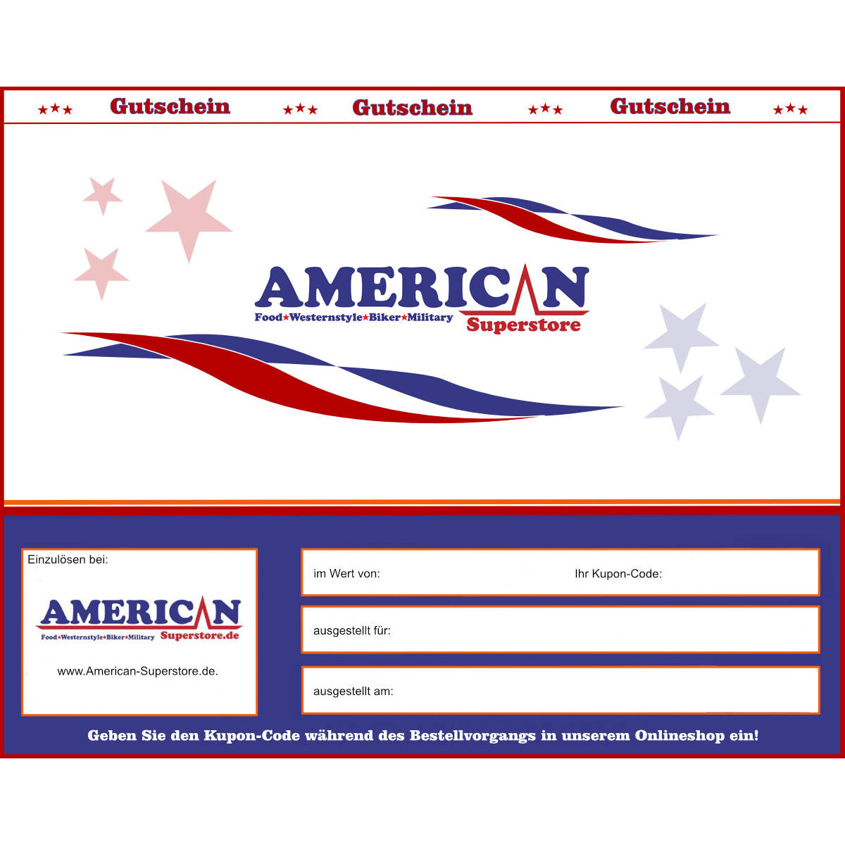 Gutschein im Wert von 25.00 Euro