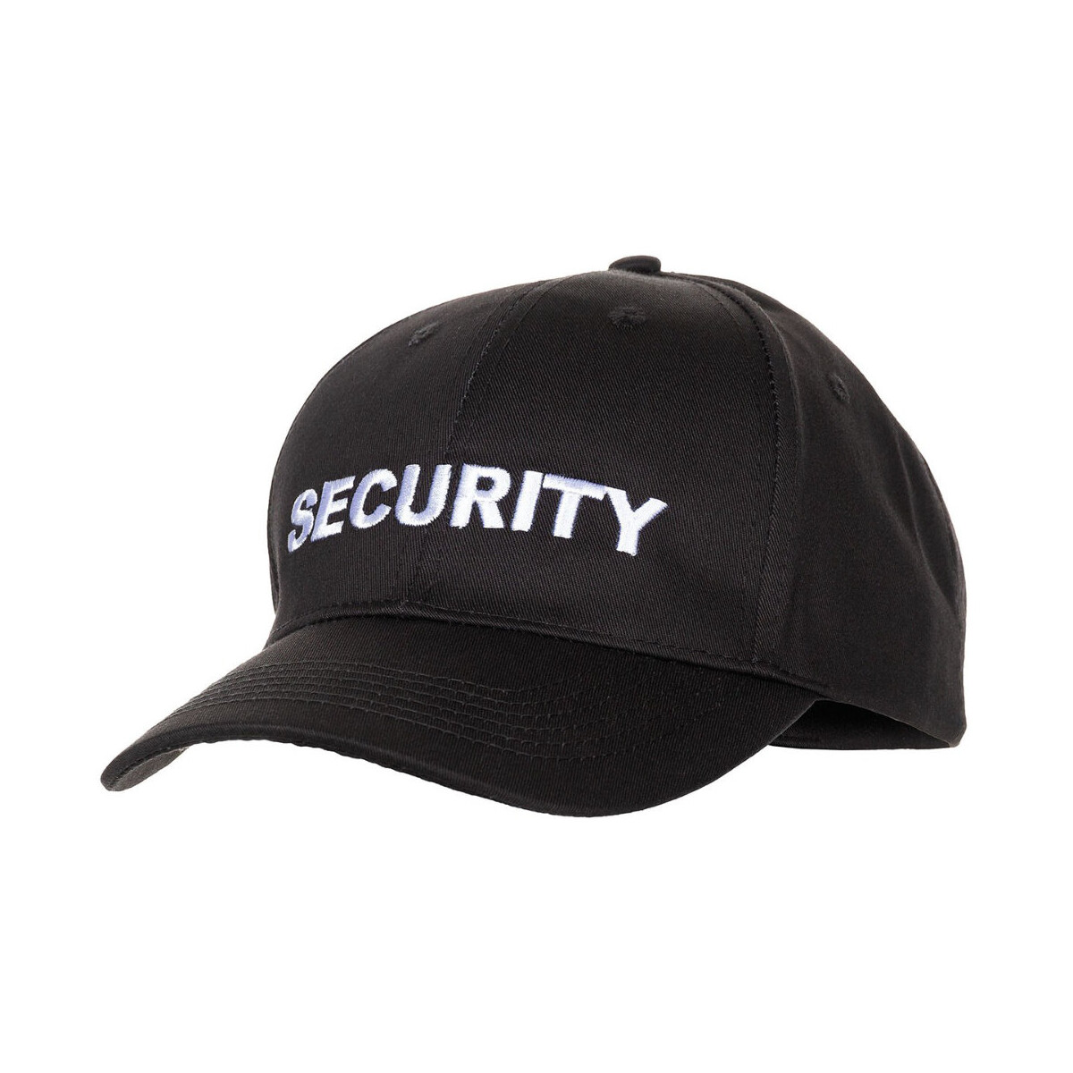 Cap mit Schild, schwarz, bestickt, SECURITY