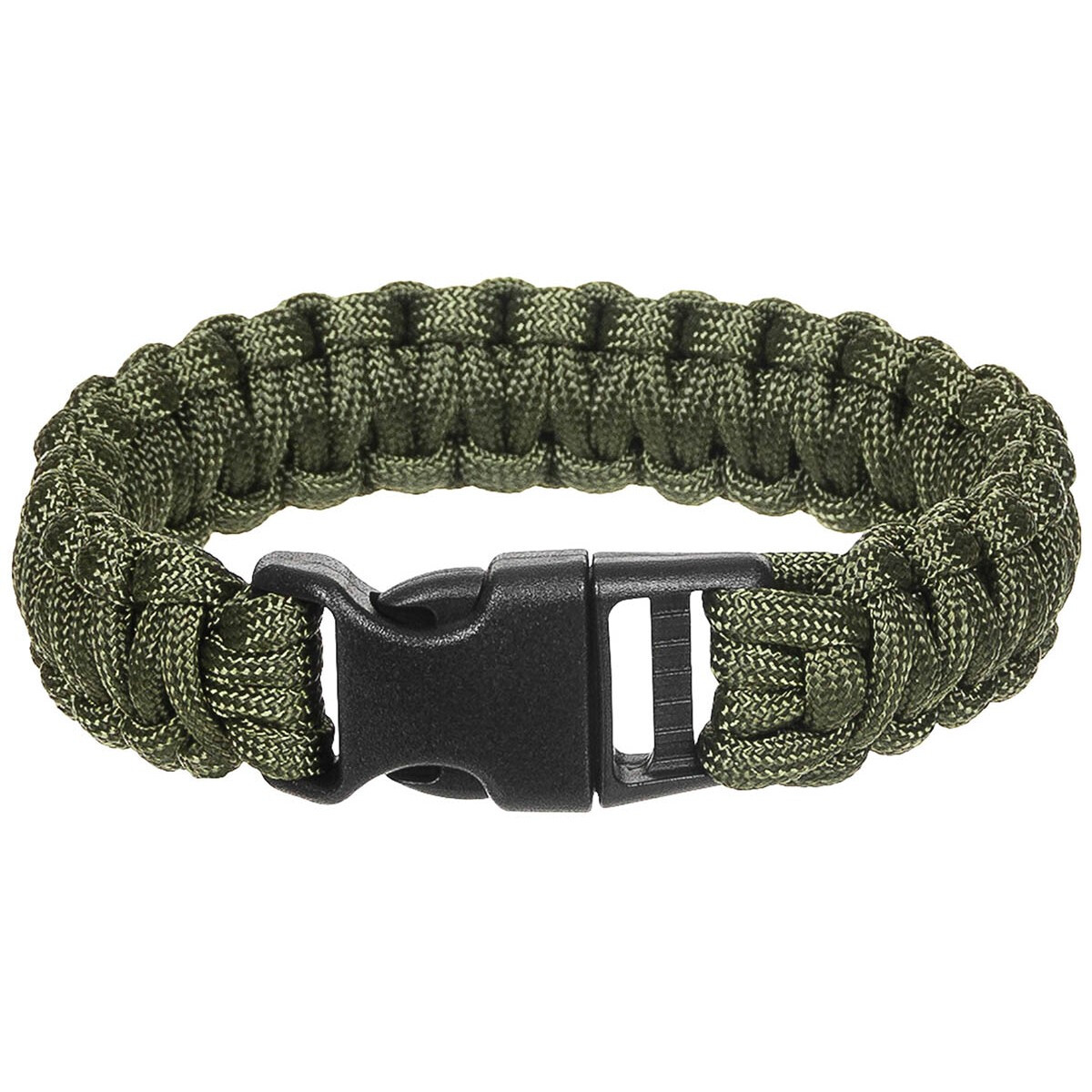Armband, Paracord', Farbe: oliv mit Clipverschluss 2,3 cm Gr.M (20 cm)'