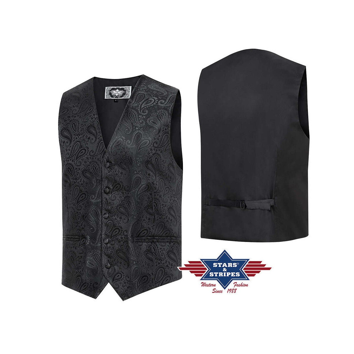 Jacquardweste, Oldstyle Weste LINCOLN