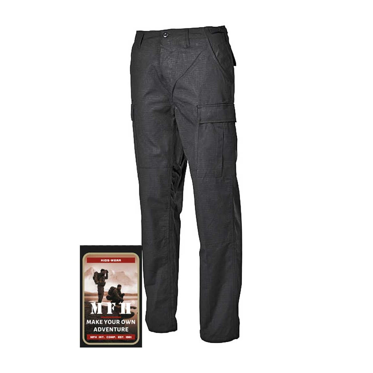 Schwarze US Kampfhose BDU /Security Hose XL