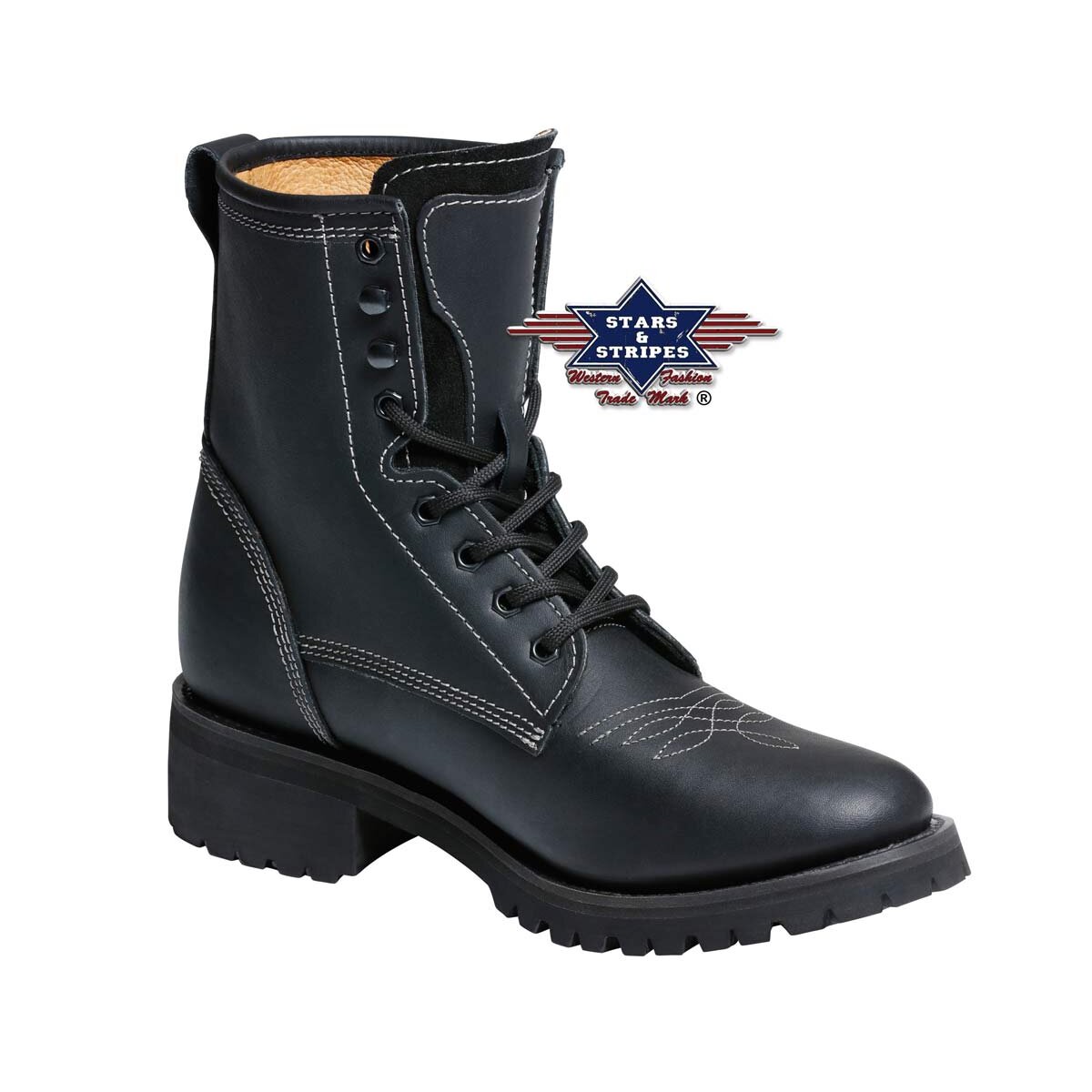 Herren Stiefel, geschnürte Western Boots, Gr.45