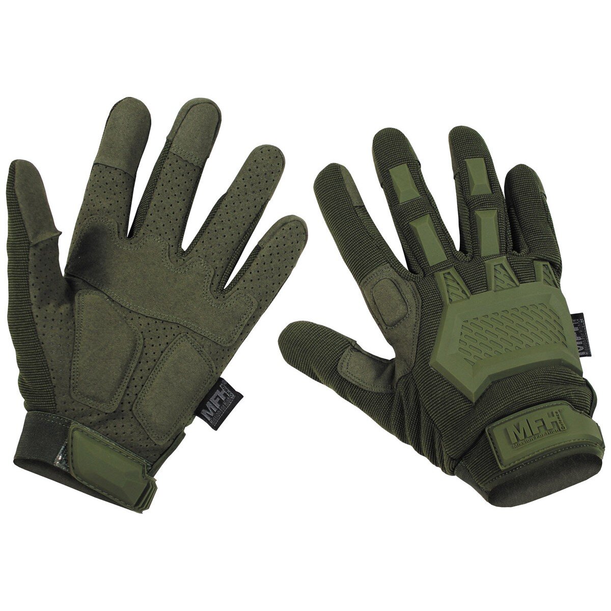 Tactical Handschuhe, Einsatzhandschuhe Action', Paintball, Softair, Security Olive M'
