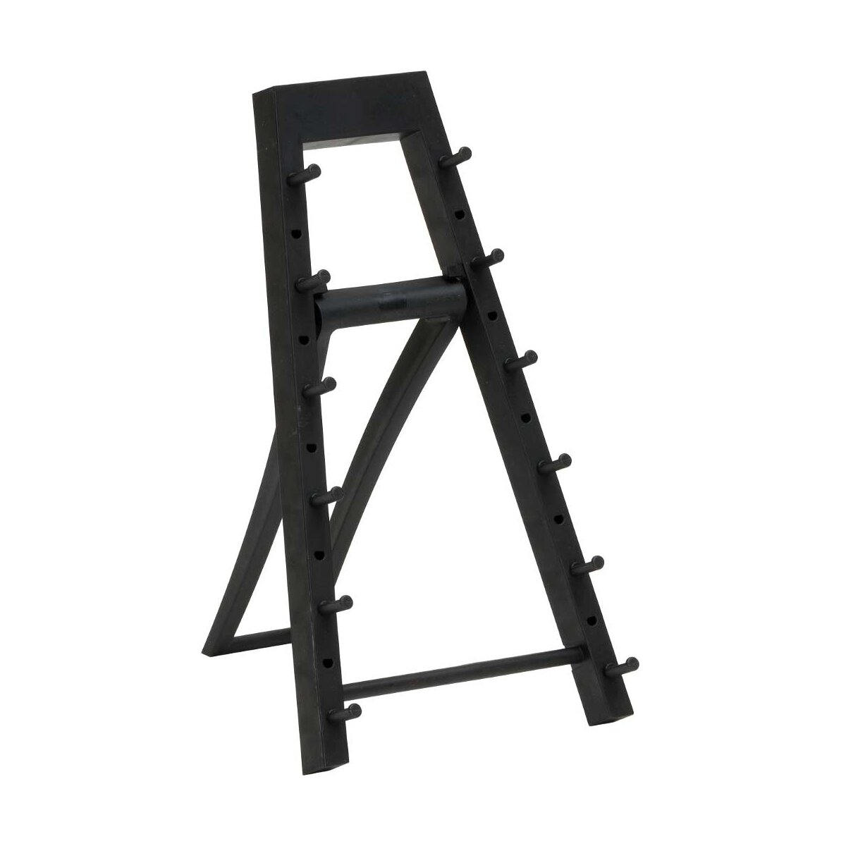 Messerständer, Dekoständer für bis 6 Taschenmesser oder feststehende Messer Schwarz