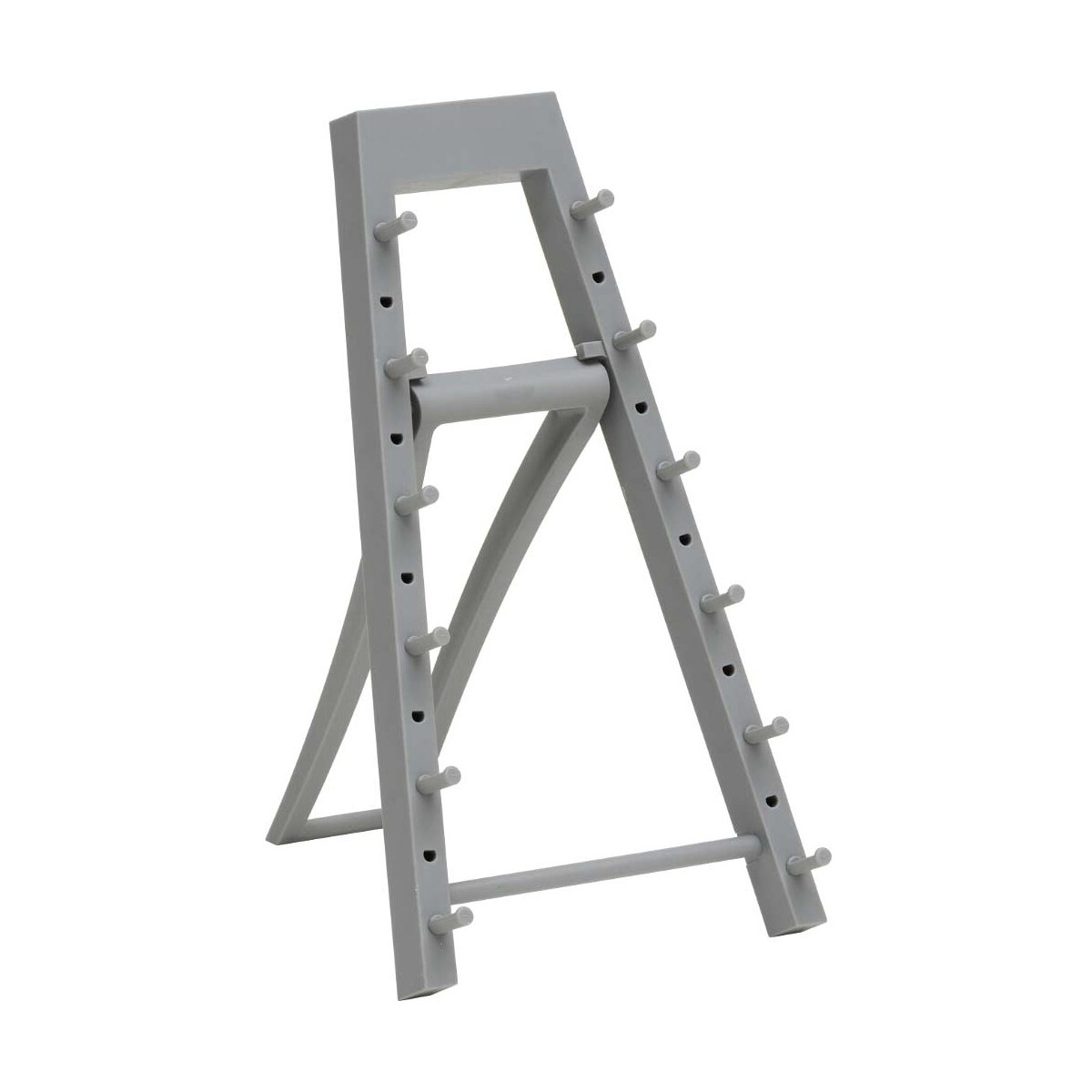 Messerständer, Dekoständer für bis 6 Taschenmesser oder feststehende Messer Grau