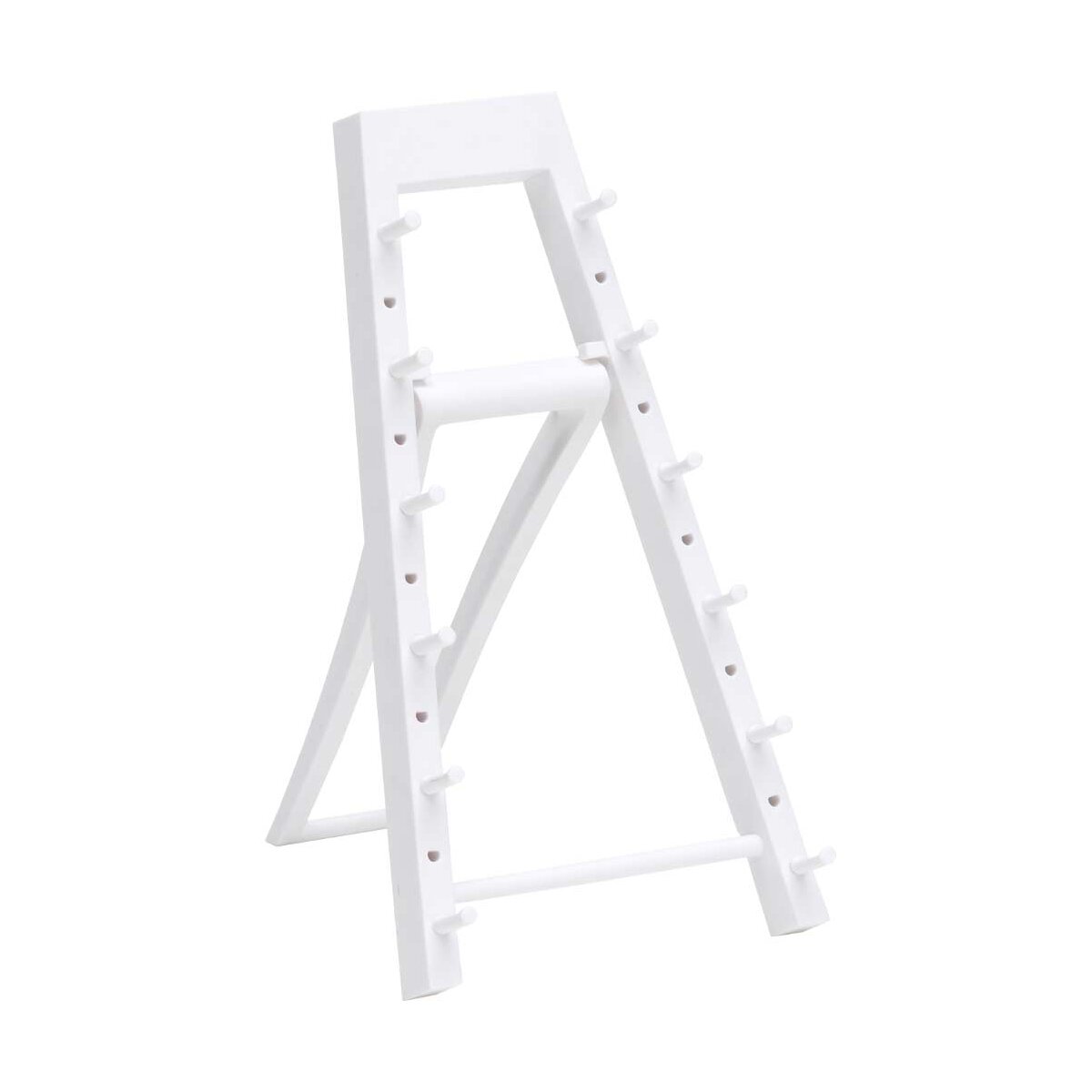 Messerständer, Dekoständer für bis 6 Taschenmesser oder feststehende Messer Weiss