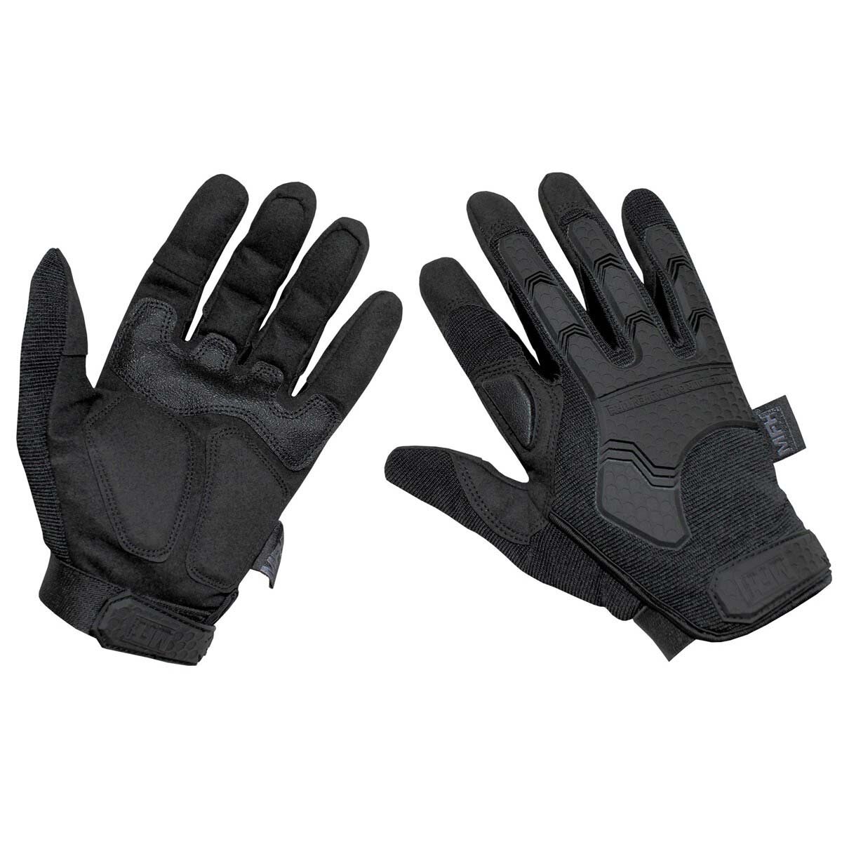 Tactical Handschuhe, Einsatzhandschuhe Attack', Paintball, Softair, Security, Outdoor Schwarz XL'
