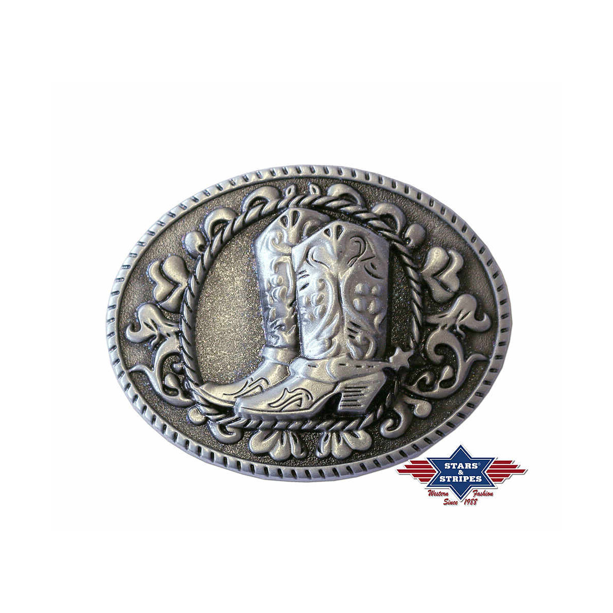Western Buckle Gürtelschnalle Cowboy Boots''