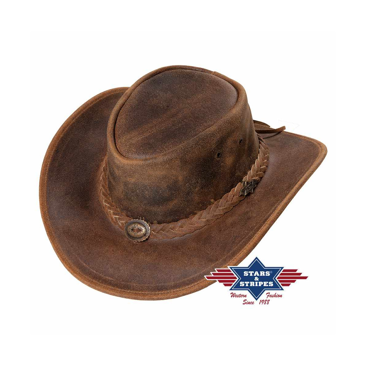 Lederhut Westernhut Outdoor Hut - Model Crazy Horse