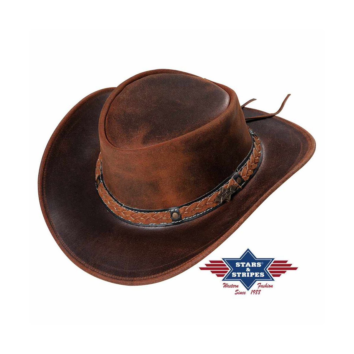 Lederhut Westernhut Outdoor Hut Model Butch XL