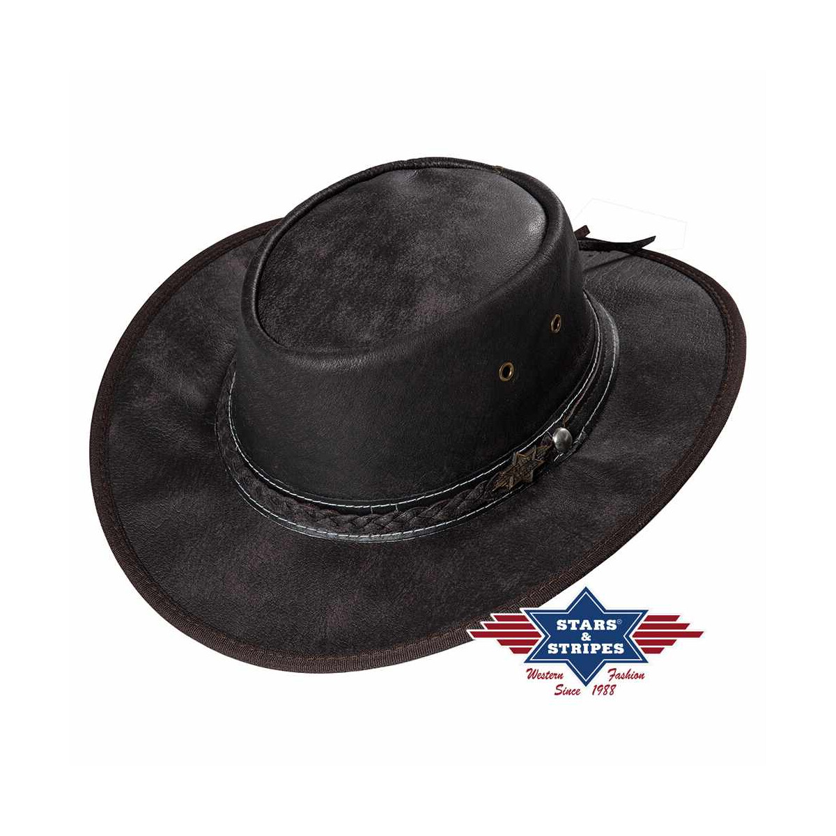 Lederhut Westernhut Outdoor Hut Model Blake L