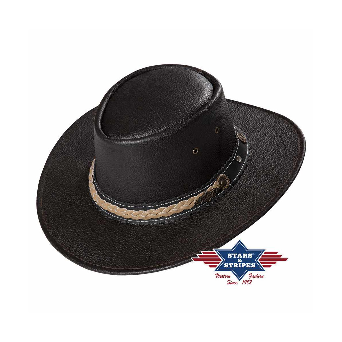 Lederhut Westernhut Outdoor Hut Model -Miles-