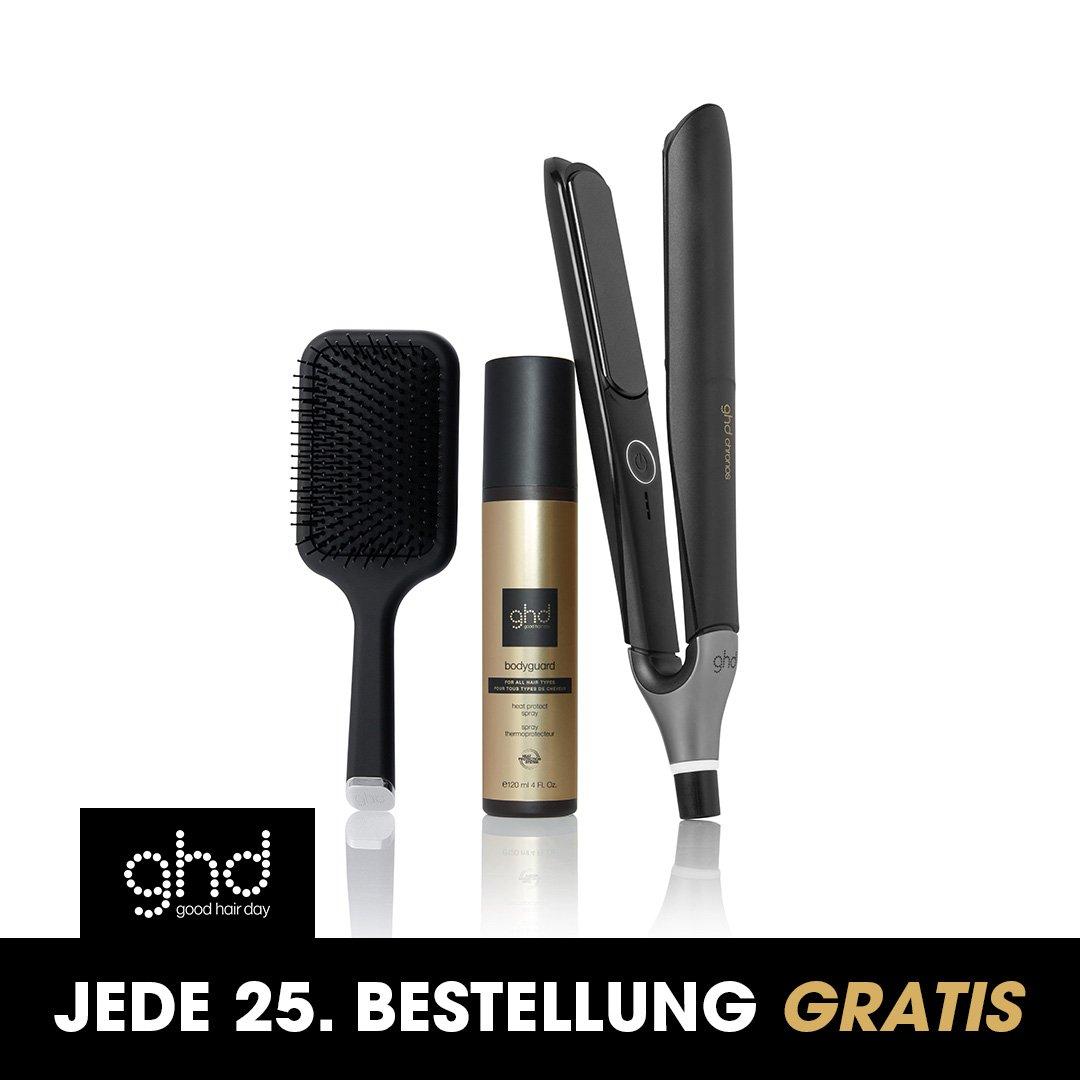 ghd Chronos Glätteisen Set In Schwarz, Schwarzes Bundle